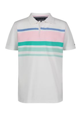 Tommy hilfiger chest stripe sales polo