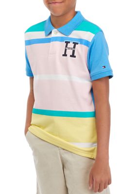 Tommy Hilfiger Big Boys 8-20 Short Sleeve Split Polo Shirt