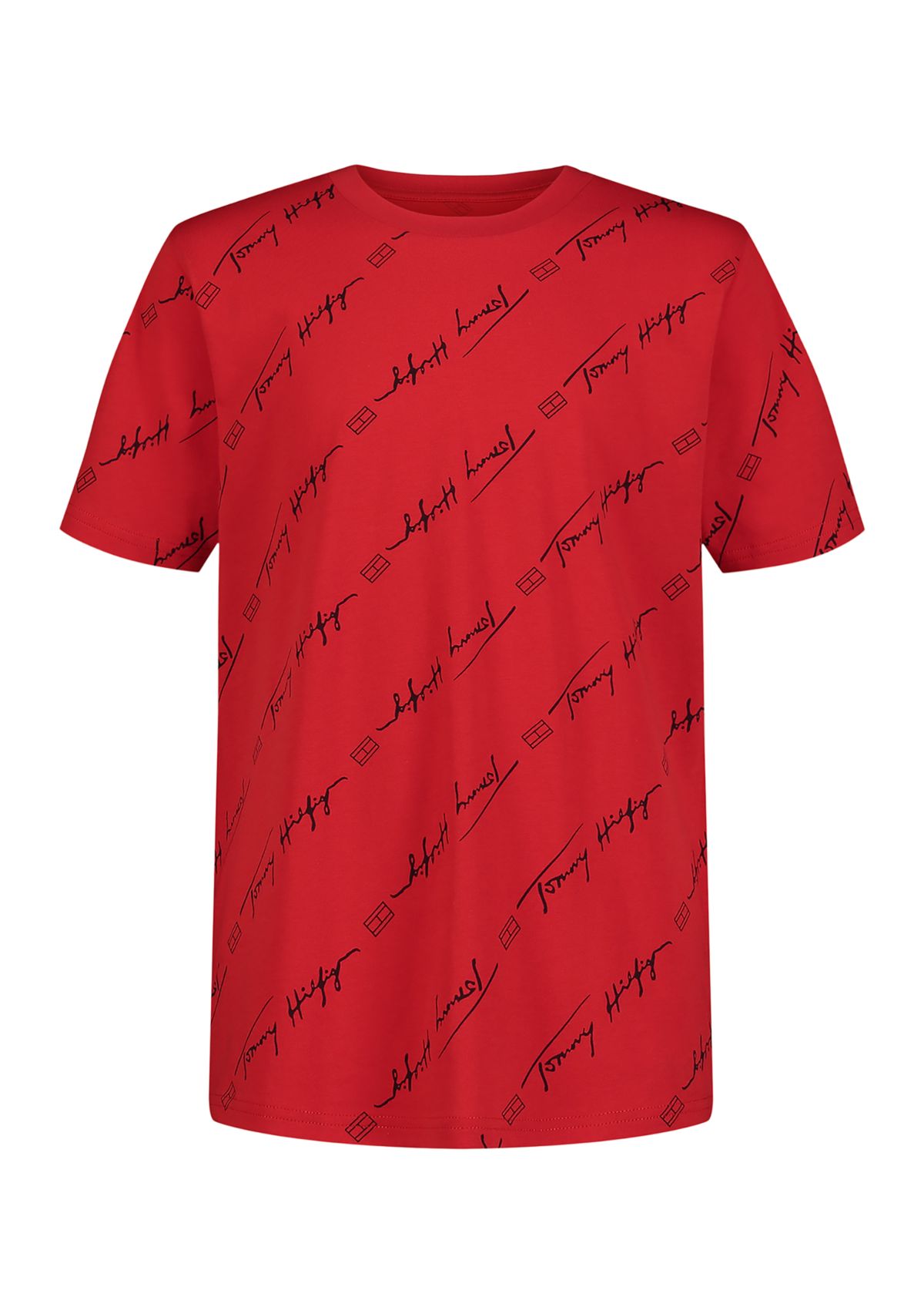 Boys 8-20 Angled Script Printed T-Shirt