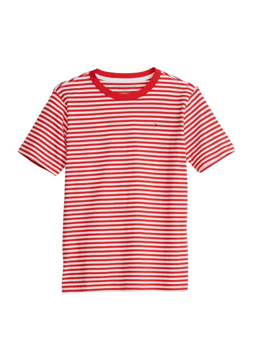 Boys 8-20 Short Sleeve Striped Cotton T-Shirt 