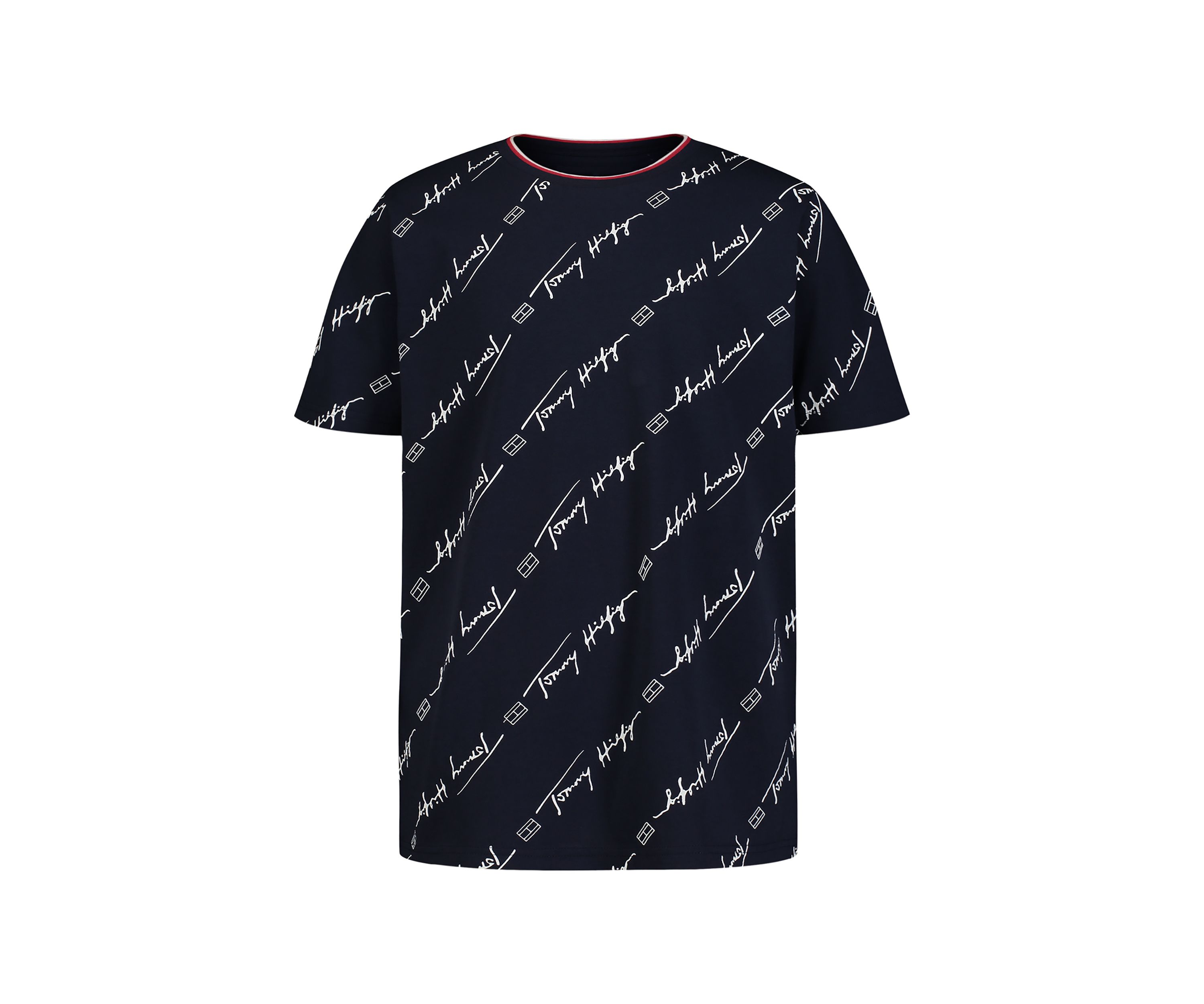 Boys 8-20 Script Ringer Printed T-Shirt
