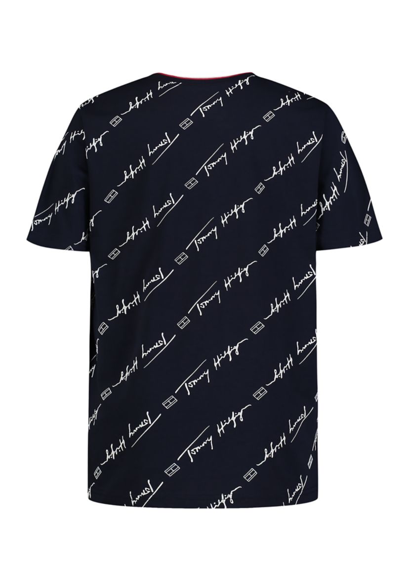 Boys 8-20 Script Ringer Printed T-Shirt