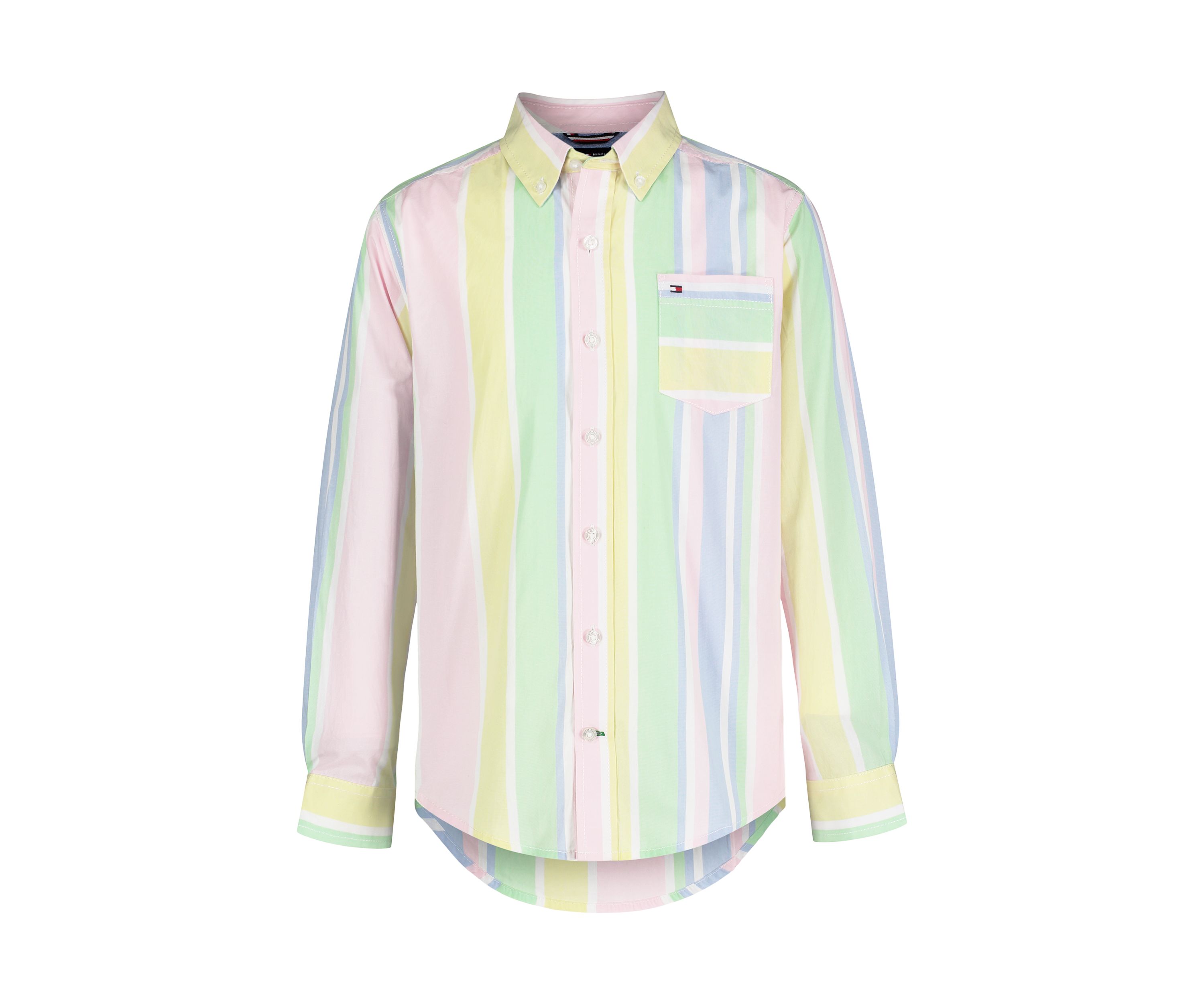 Boys 8-20 Prep Stripe Woven Button Down Shirt