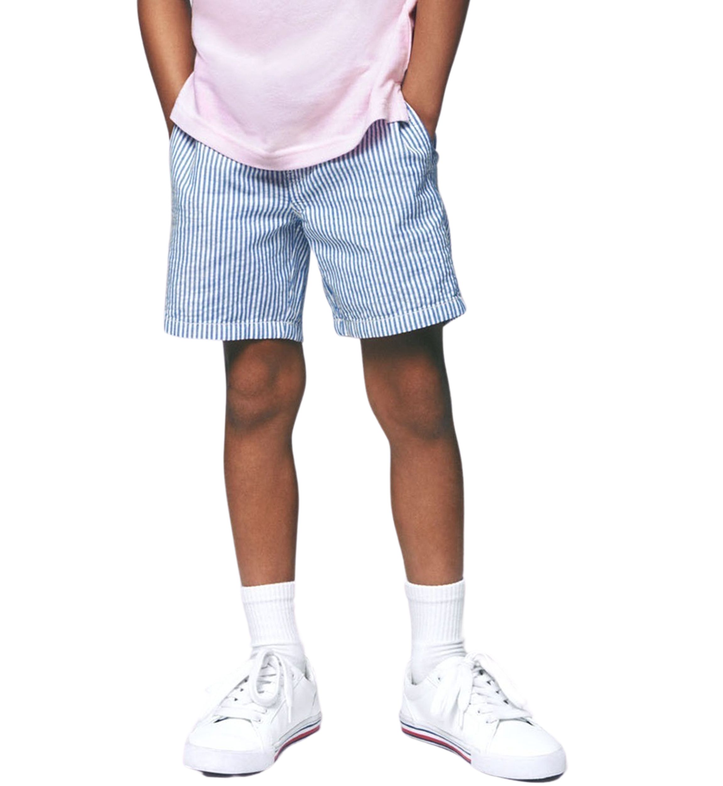 Boys 8-20 Seersucker Stripe Shorts