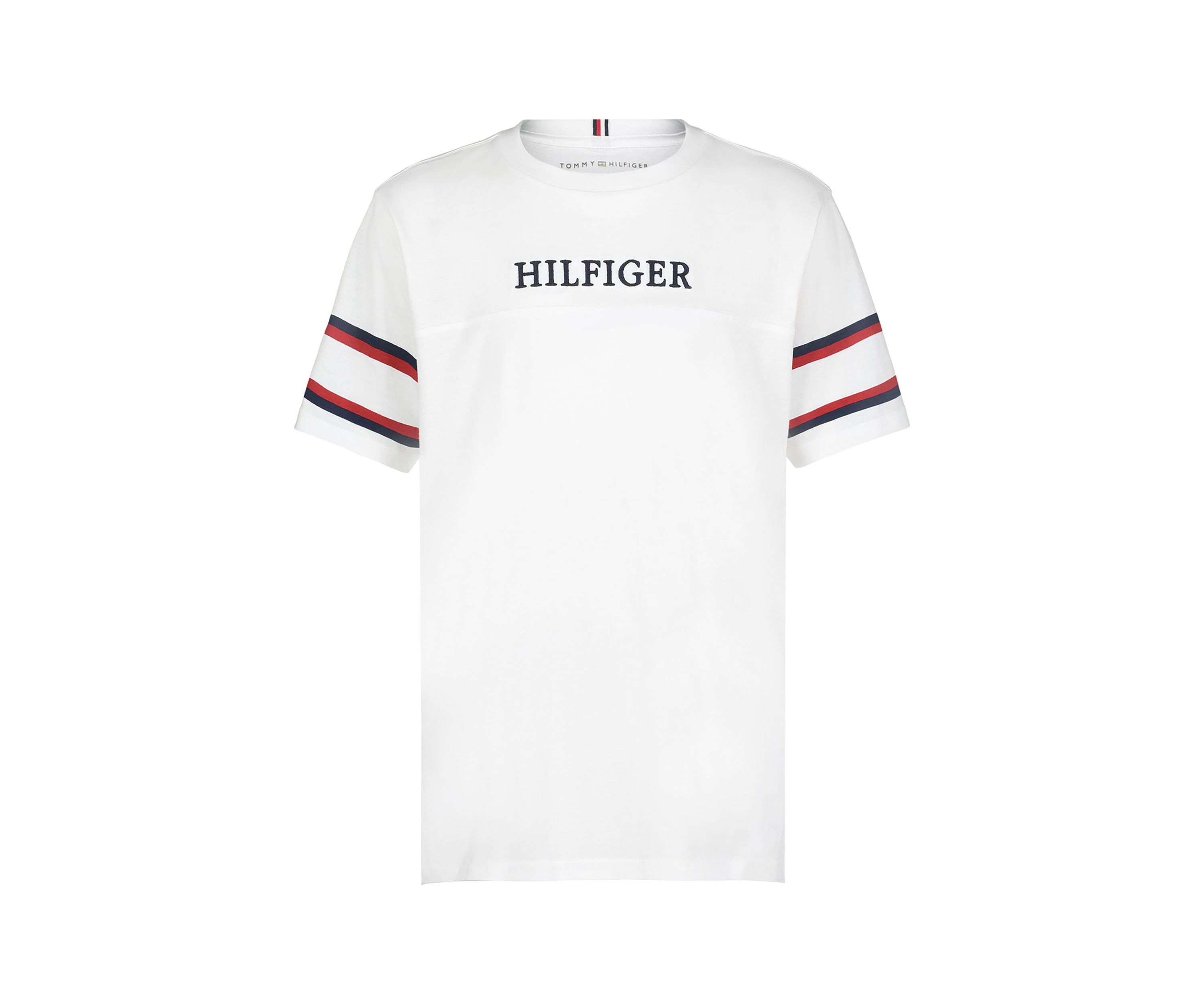 Boys 8-20 Wide Stripe Sleeve Graphic T-Shirt