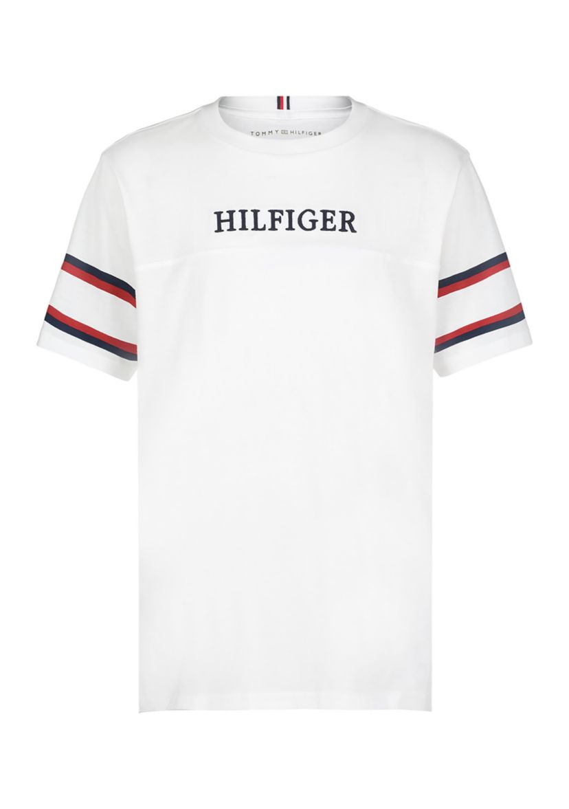 Boys 8-20 Wide Stripe Sleeve Graphic T-Shirt