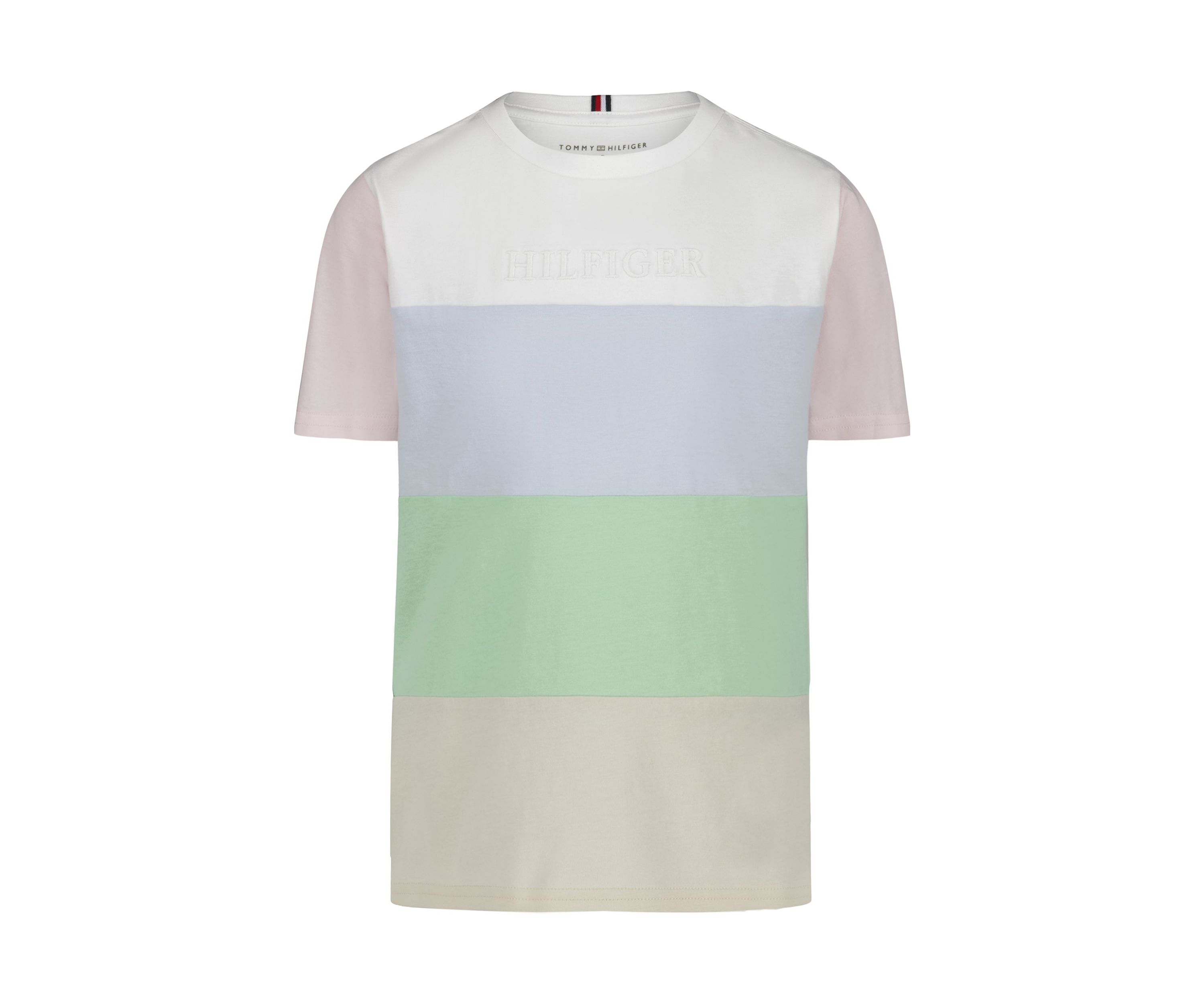 Boys 8-20 Horizontal Pieced Stripe T-Shirt