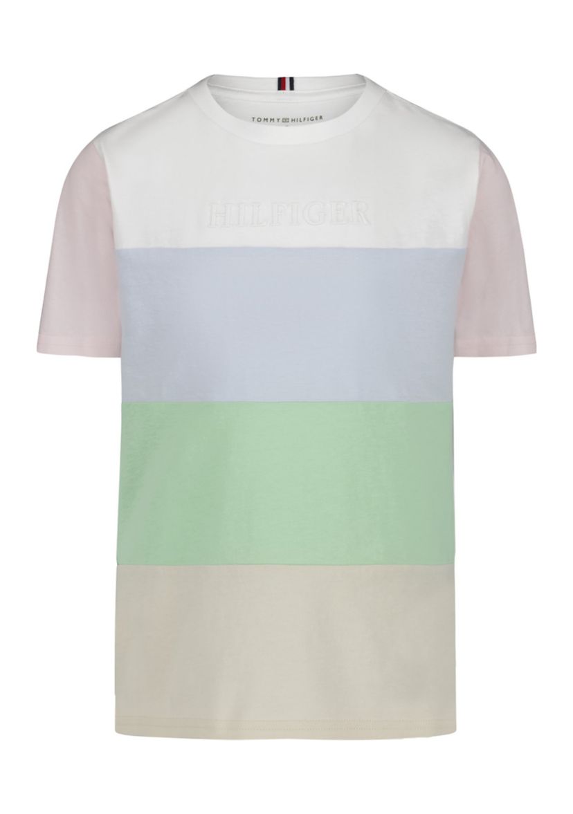 Boys 8-20 Horizontal Pieced Stripe T-Shirt