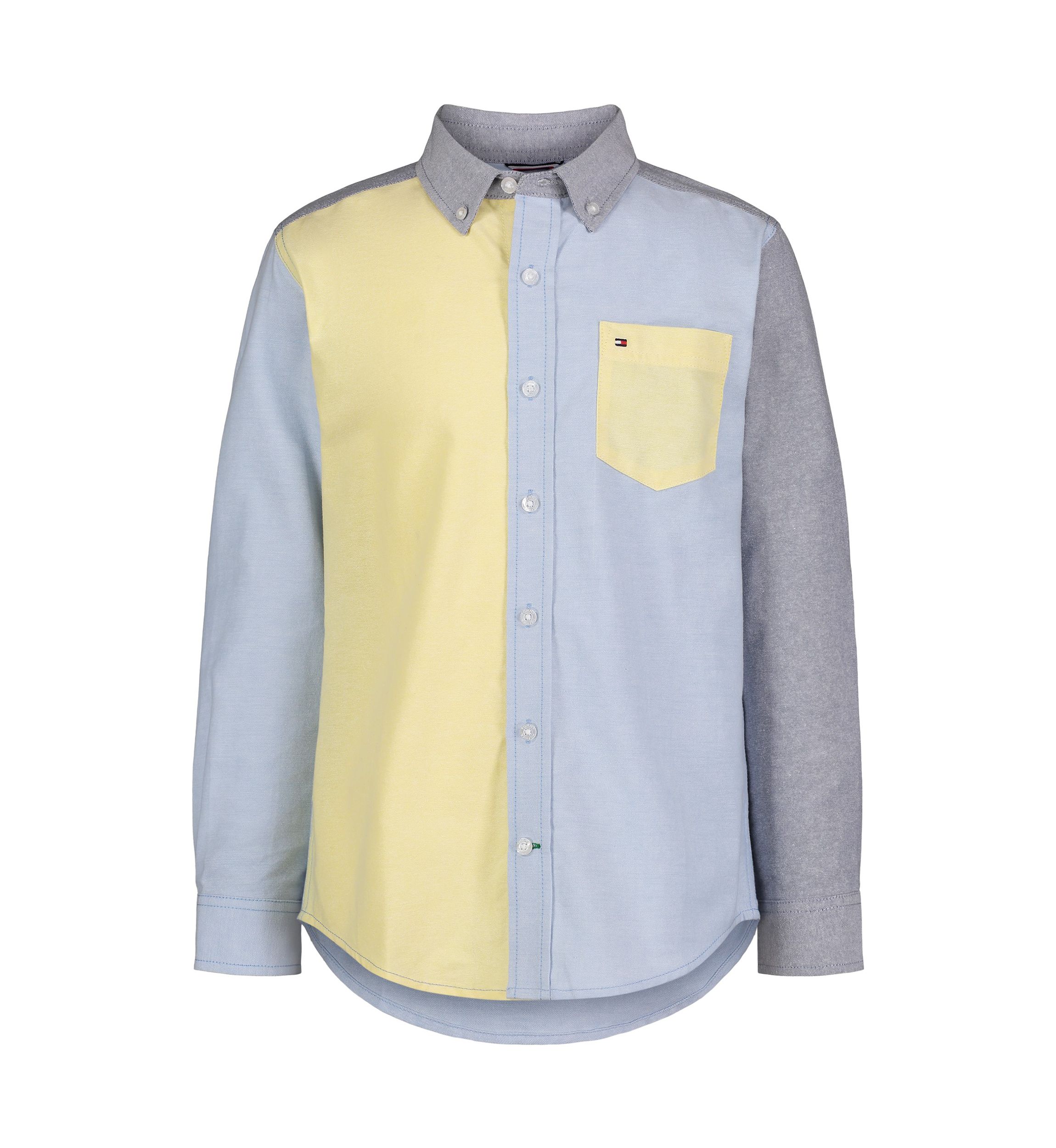 Boys 8-20 Quad Oxford Woven Button Down Shirt