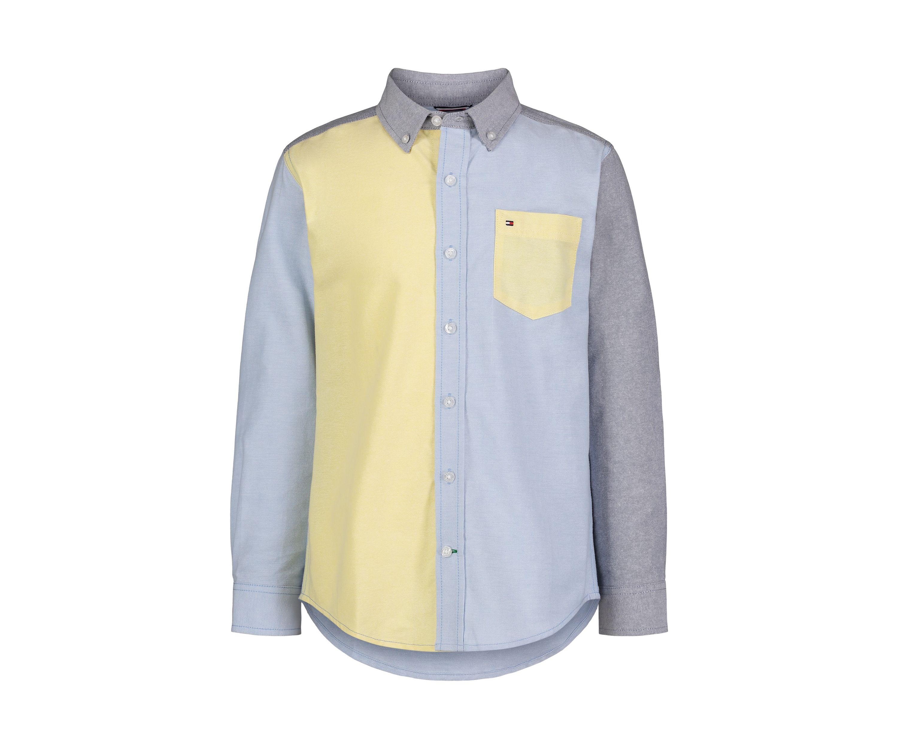 Boys 8-20 Quad Oxford Woven Button Down Shirt