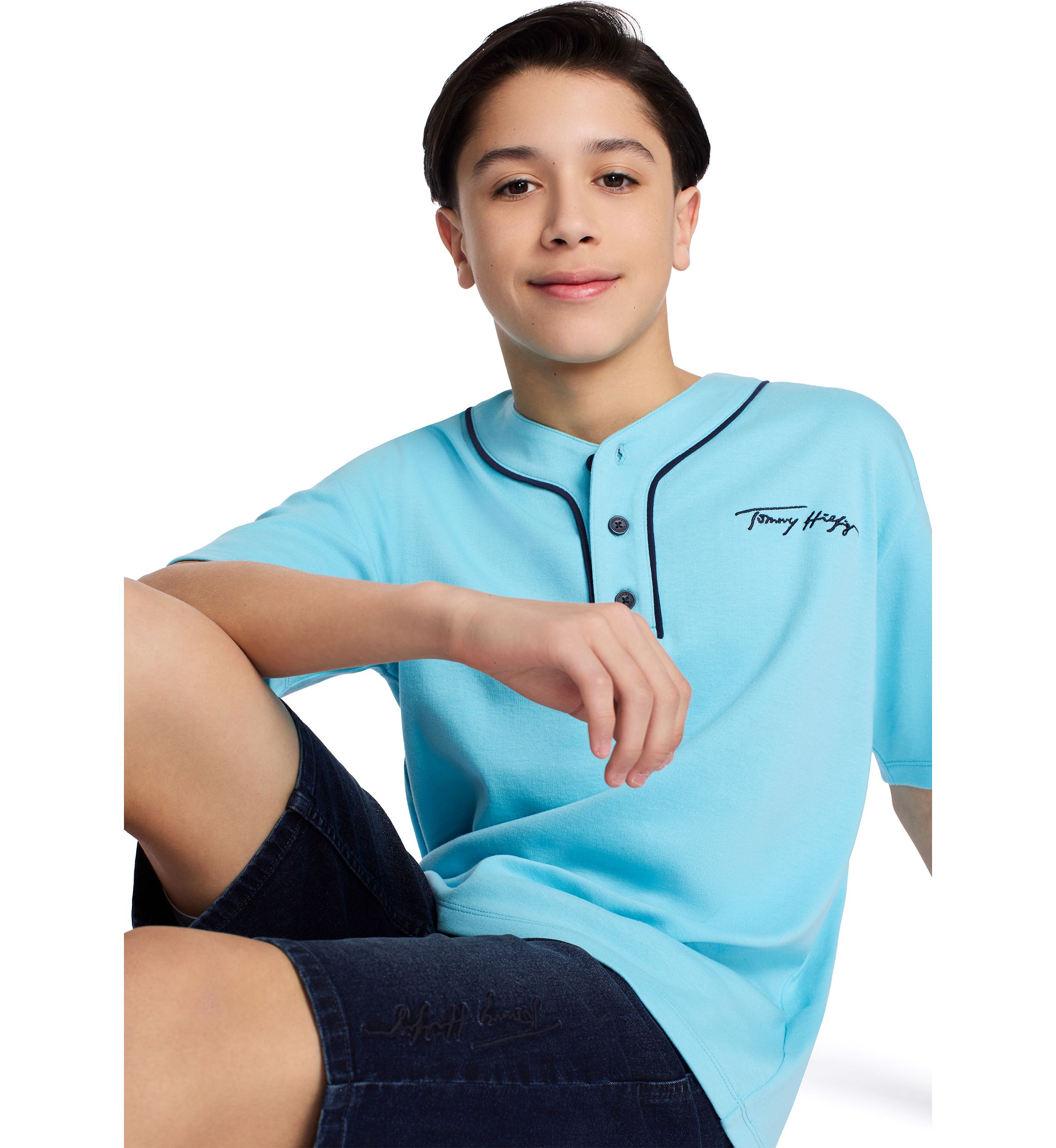 Boys 8-20 Short Sleeve Tommy Team Top