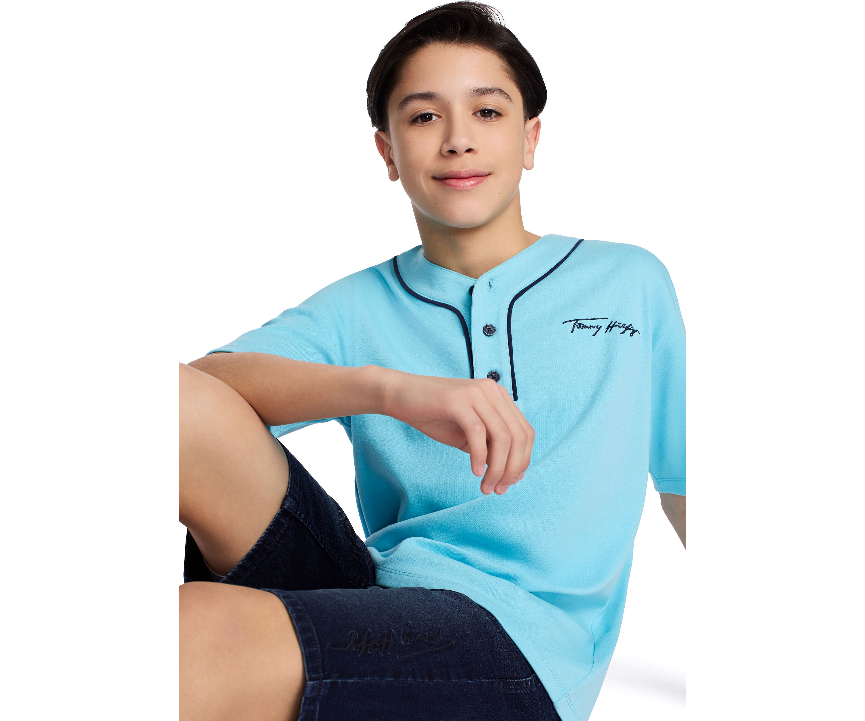 Boys 8-20 Short Sleeve Tommy Team Top