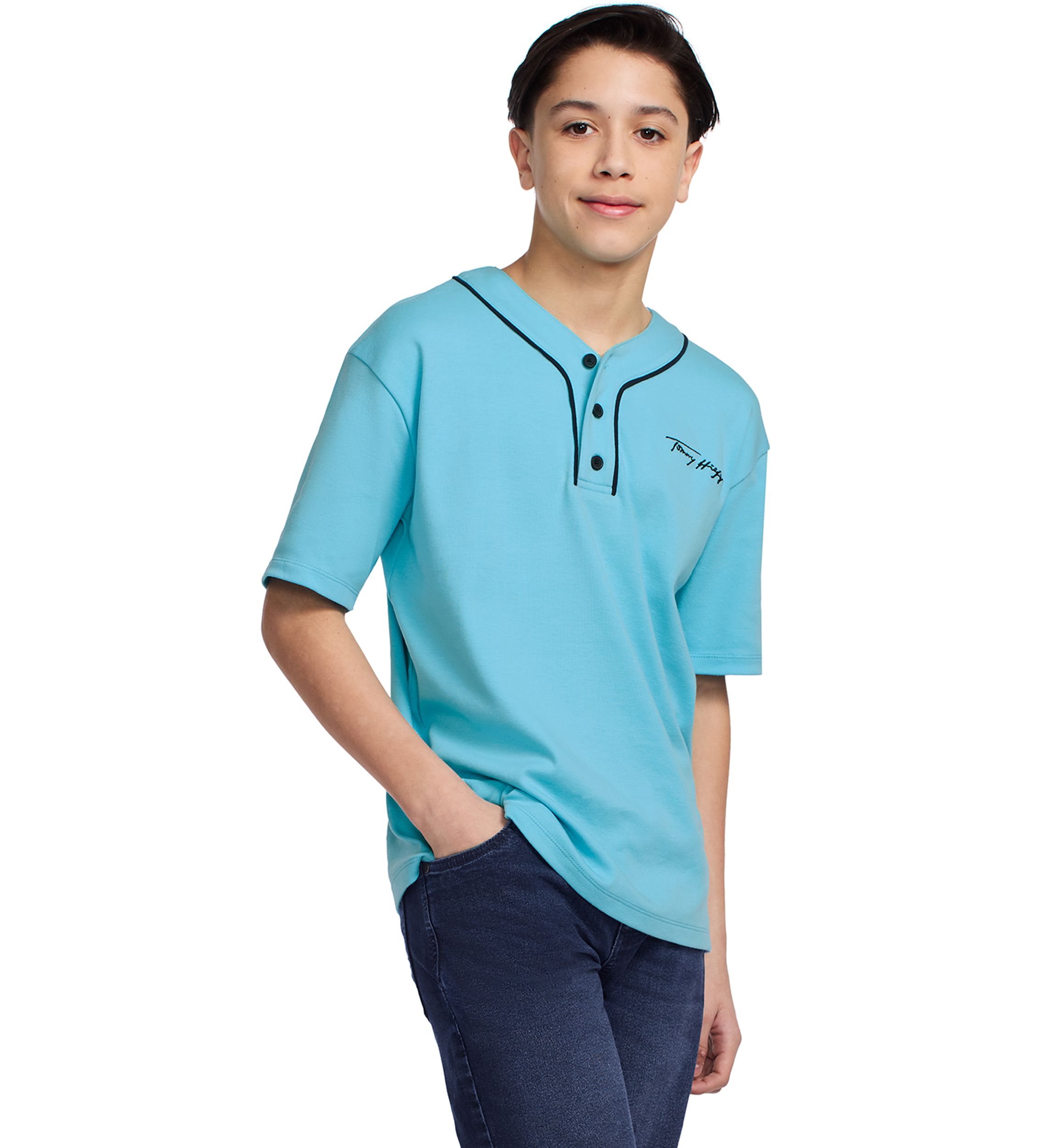 Boys 8-20 Short Sleeve Tommy Team Top