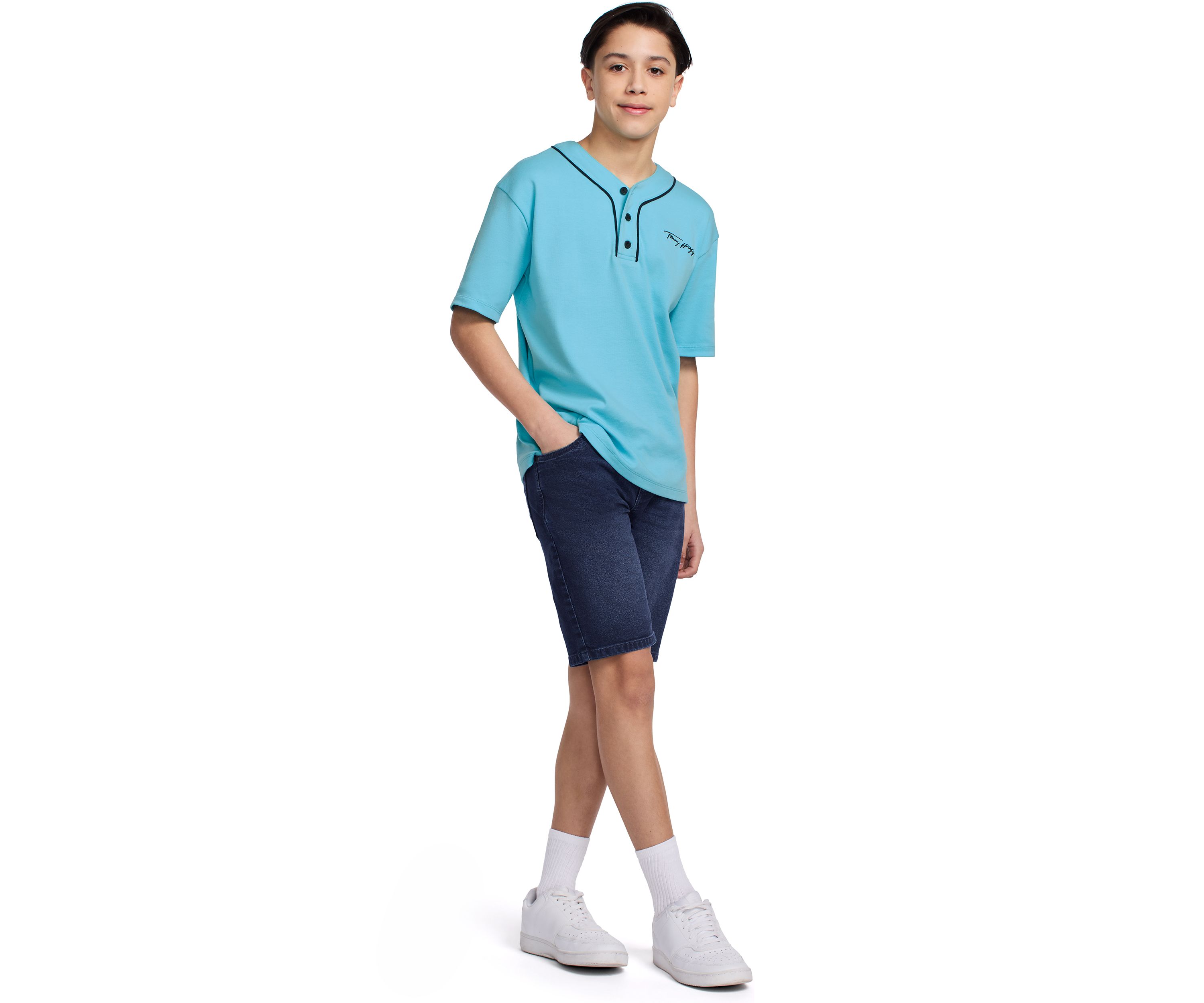 Boys 8-20 Short Sleeve Tommy Team Top