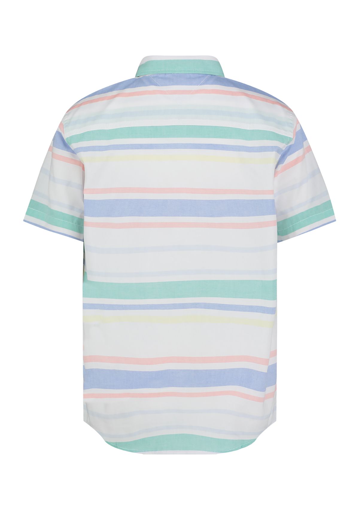 Boys 8-20 Short Sleeve Striped Button Down Shirt 