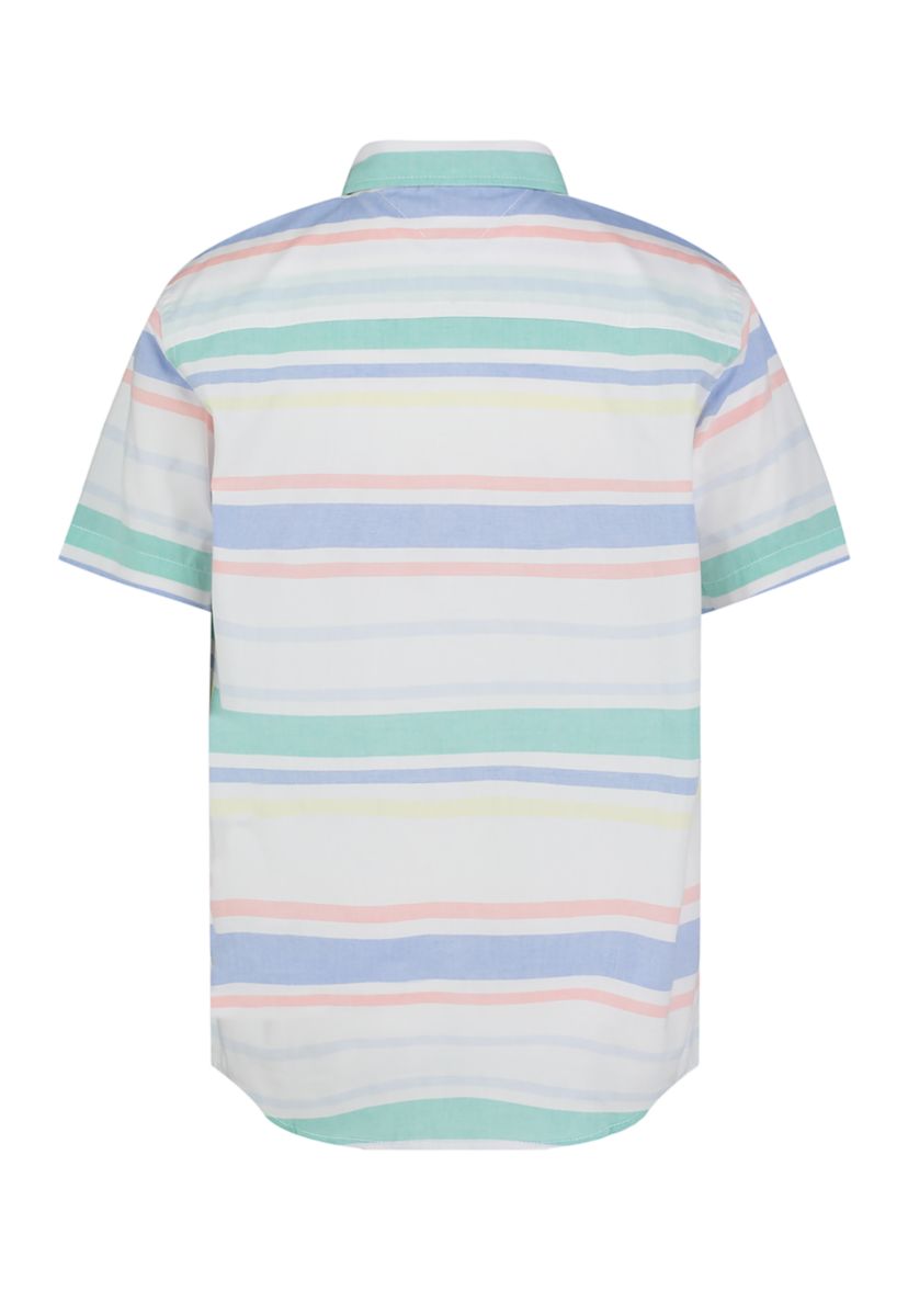 Boys 8-20 Short Sleeve Striped Button Down Shirt 