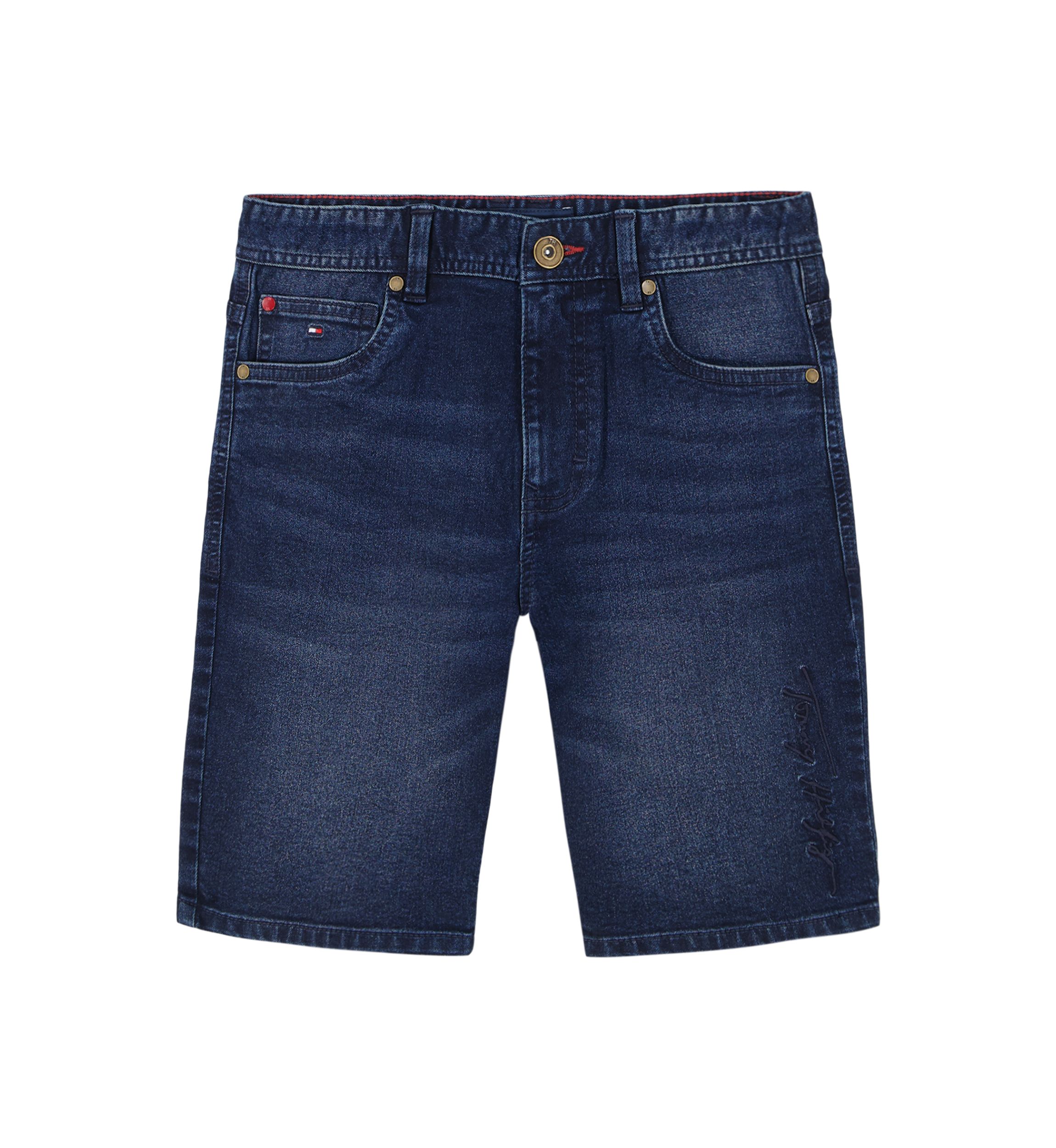Boys 8-20 Logo Denim Shorts