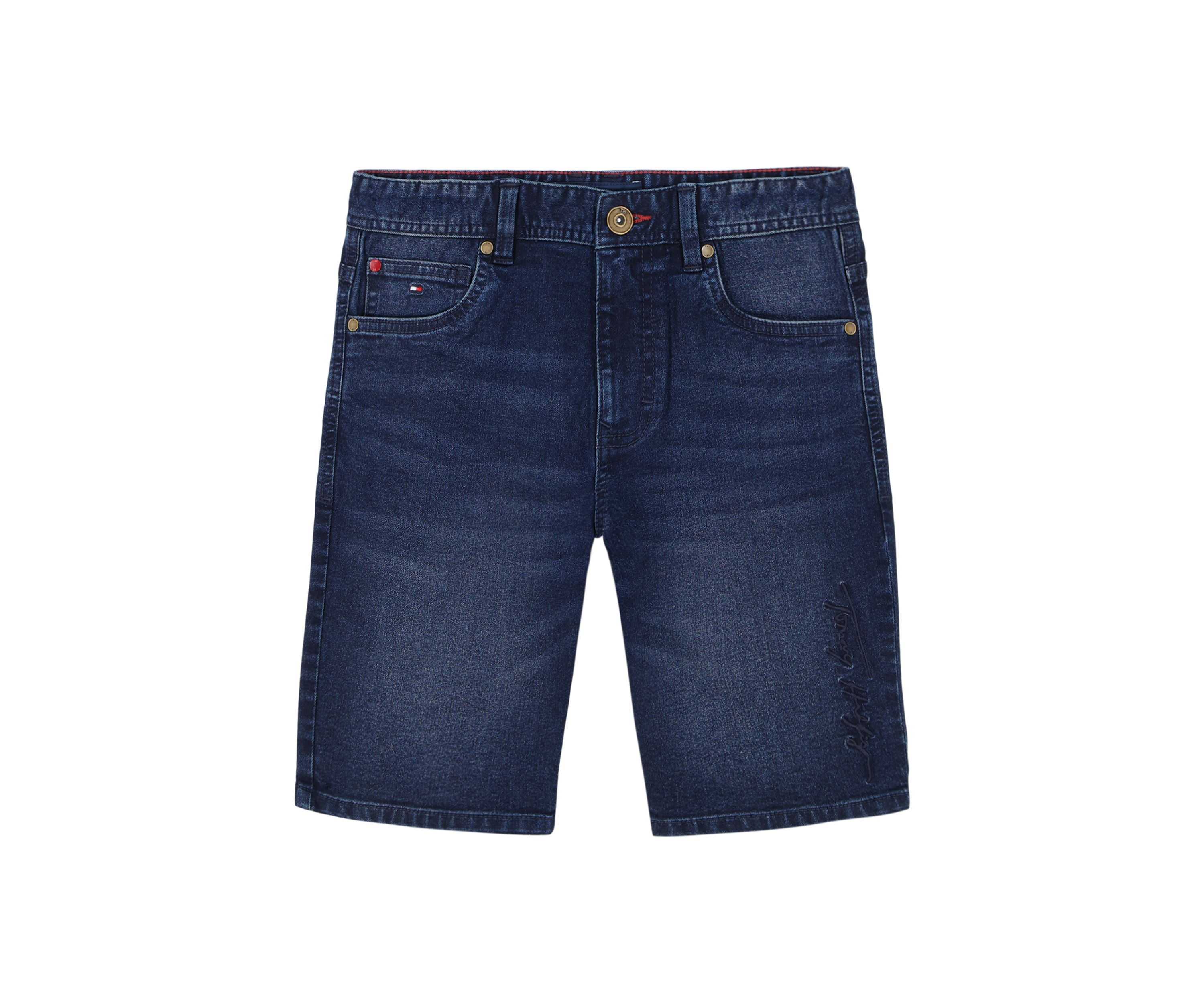 Boys 8-20 Logo Denim Shorts