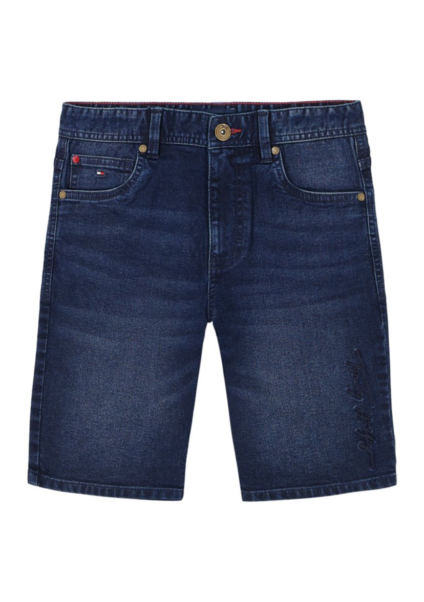 Boys 8-20 Logo Denim Shorts