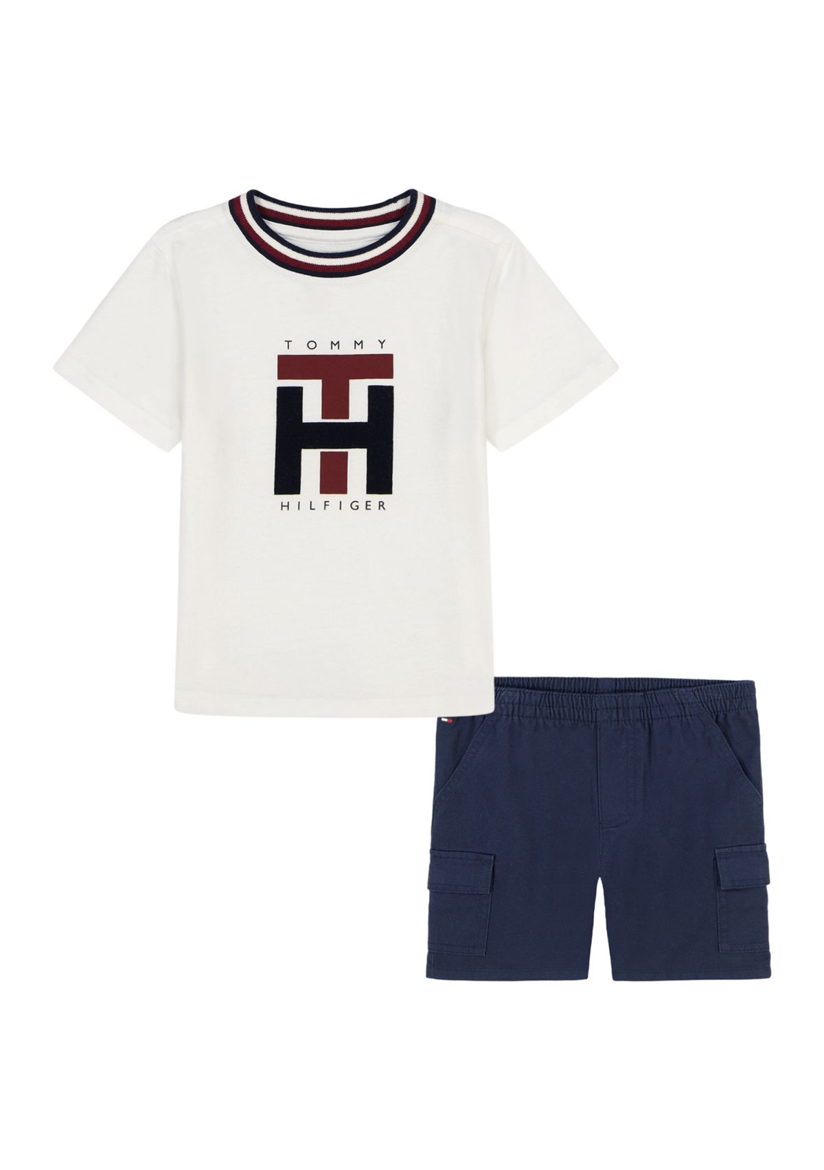 Boys 4-7 2 Piece Logo T-Shirt and Shorts Set