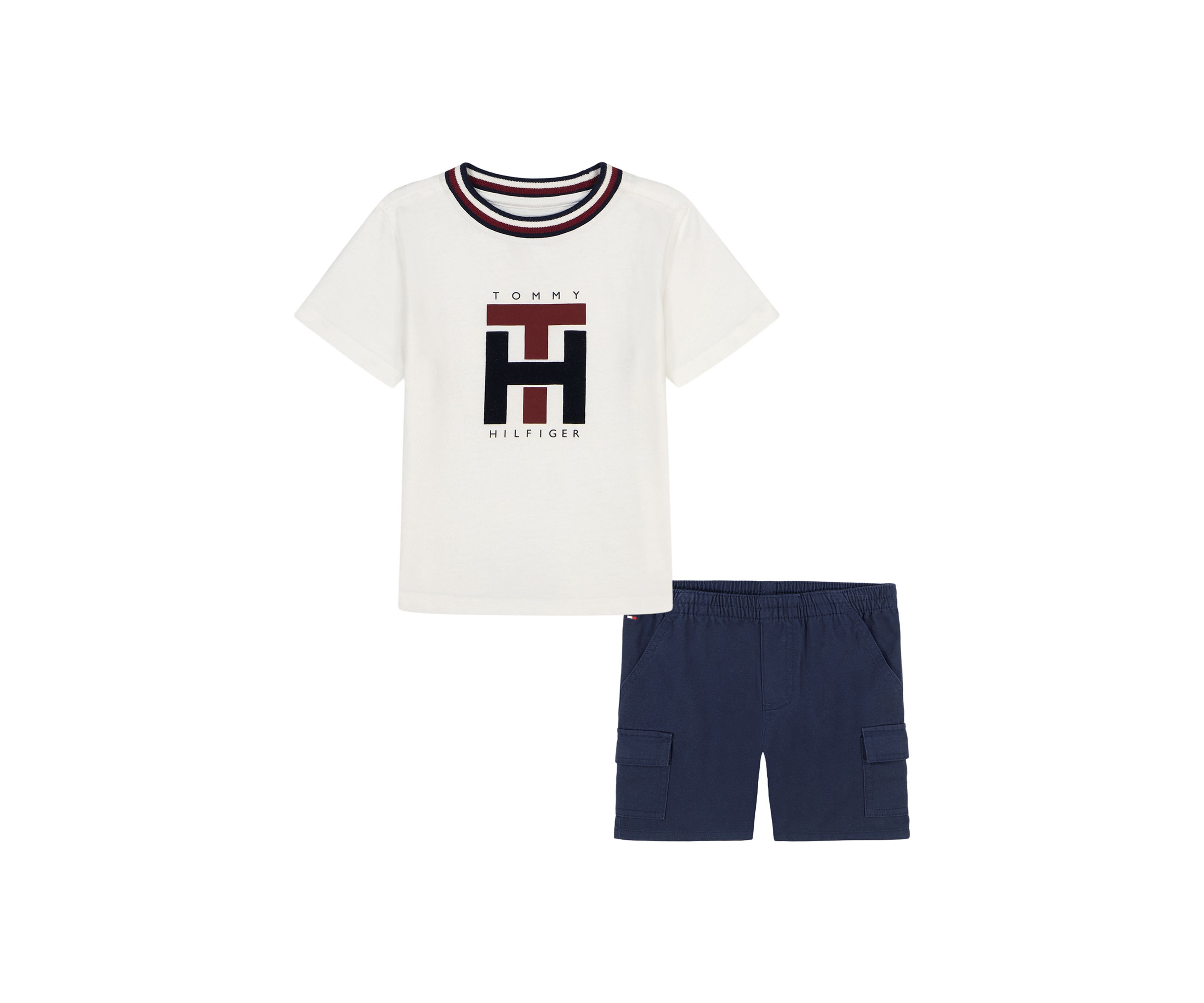 Boys 4-7 2 Piece Logo T-Shirt and Shorts Set