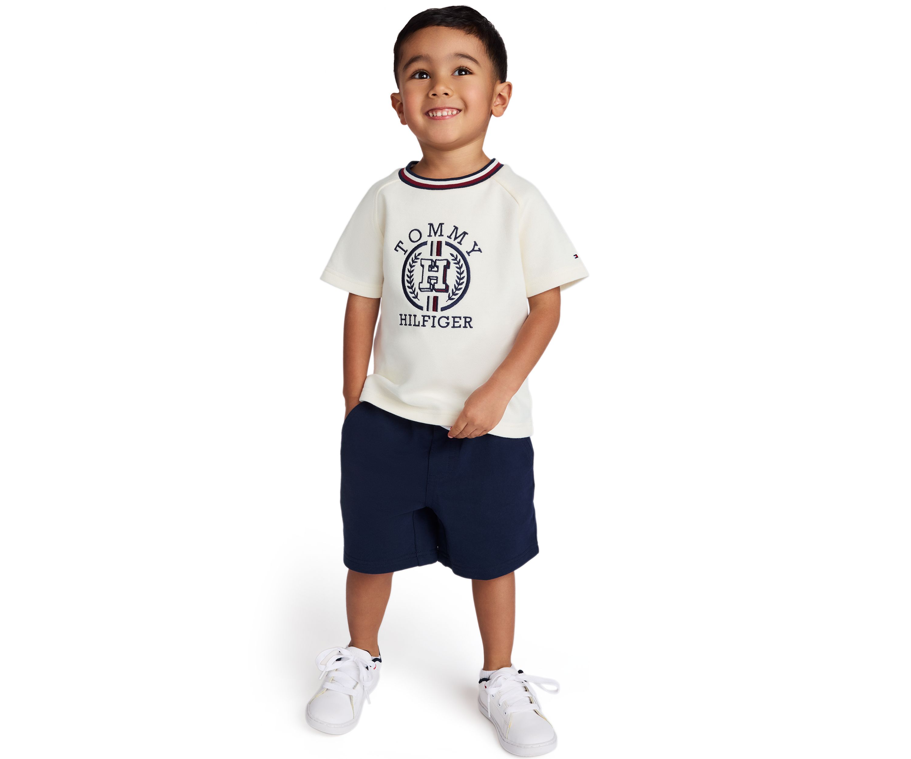 Boys 4-7 2 Piece Logo T-Shirt and Shorts Set
