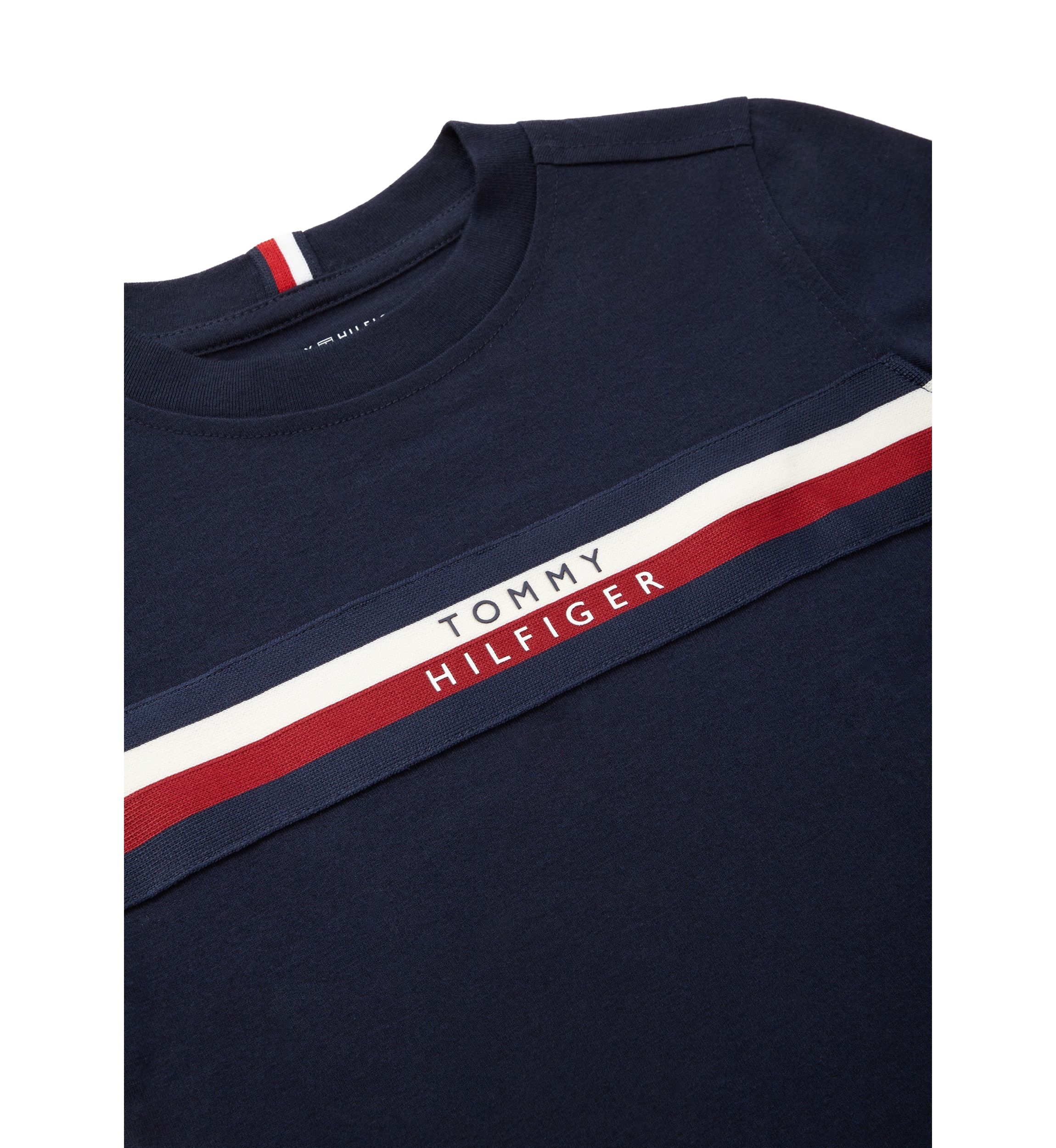 Boys 4-7 Stripe Chest T-Shirt and Shorts Set