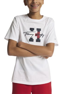 Tommy Hilfiger Boys 8-20 Logo Script Graphic T-Shirt
