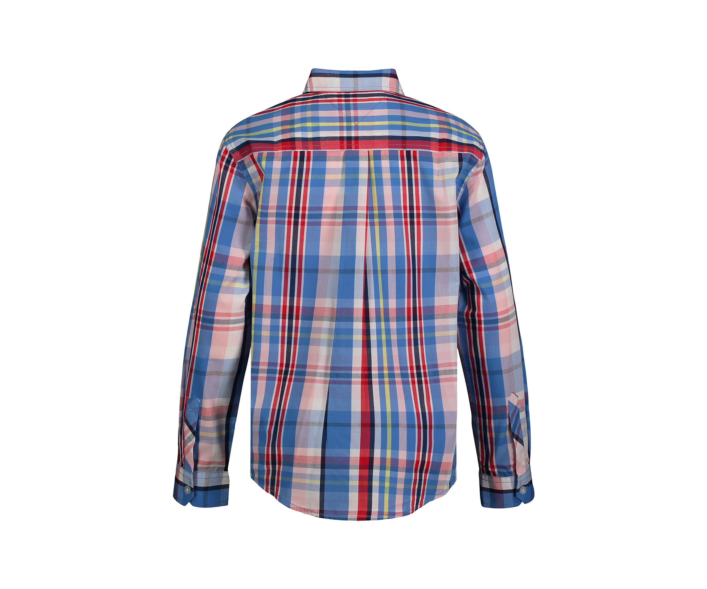 Boys 8-20 Multicolor Plaid Button Down Shirt