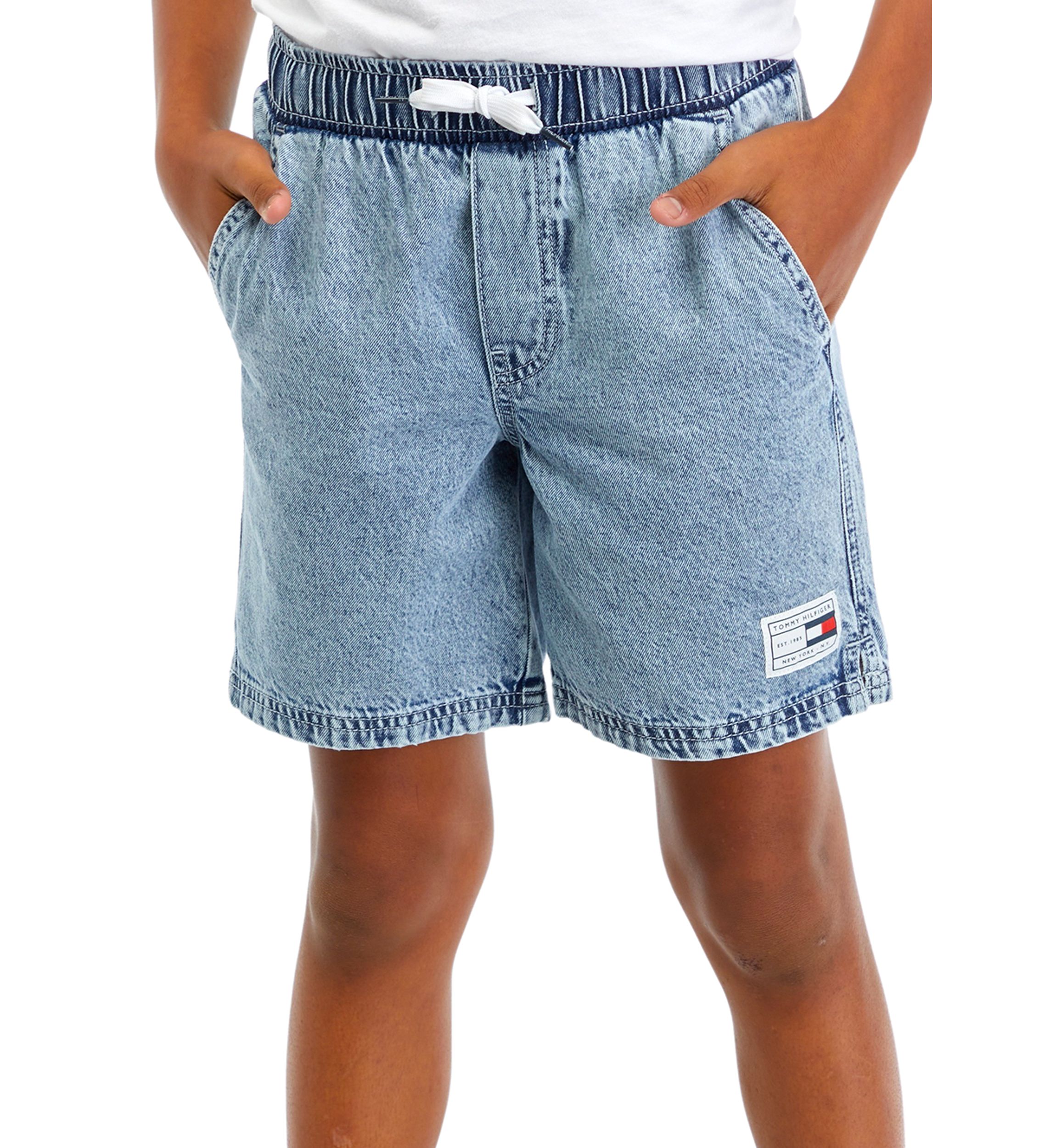 Boys 8-20 Sporty Denim Shorts