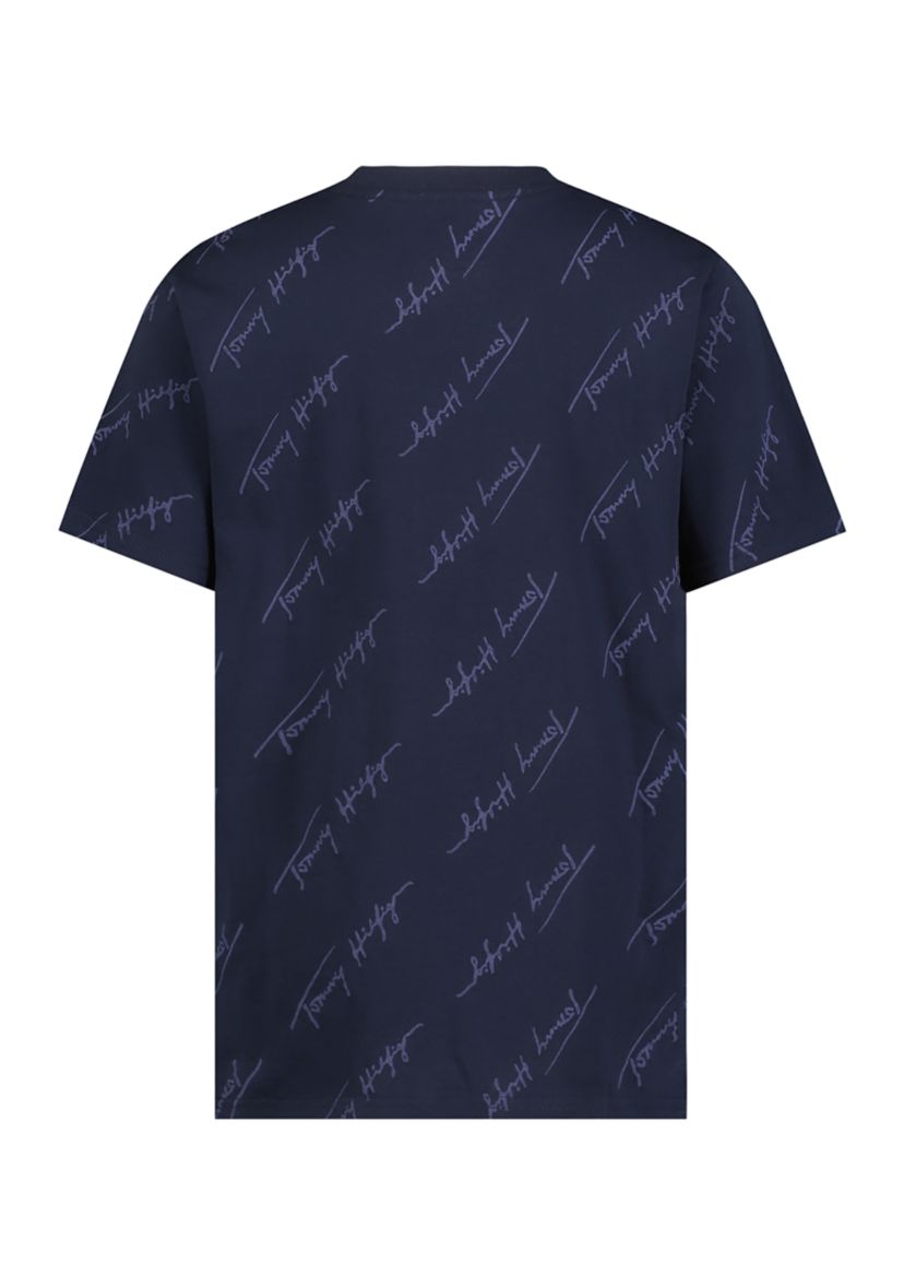 Boys 8-20 Angled Script Printed T-Shirt