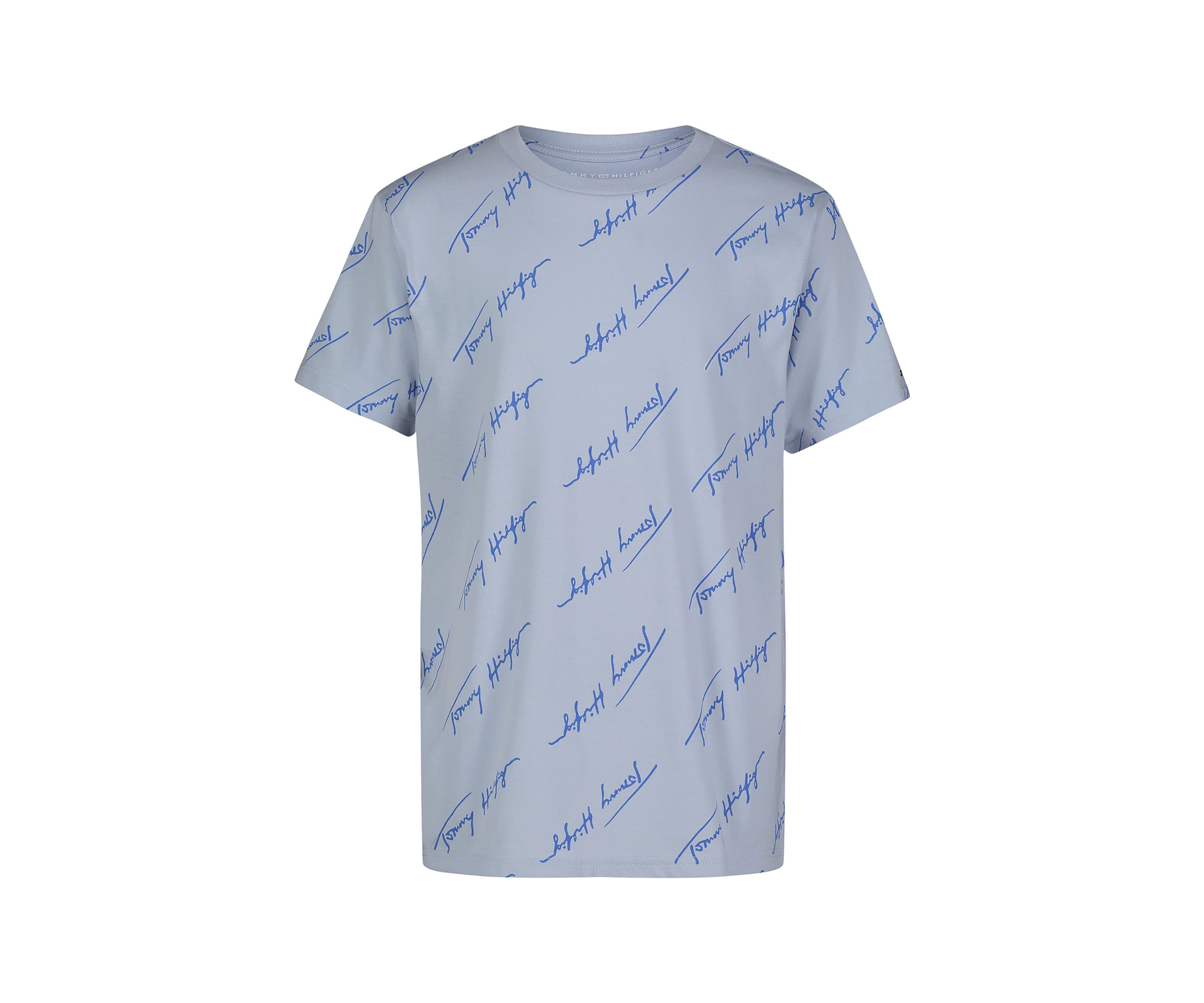 Boys 8-20 Short Sleeve Angled Script Printed T-Shirt