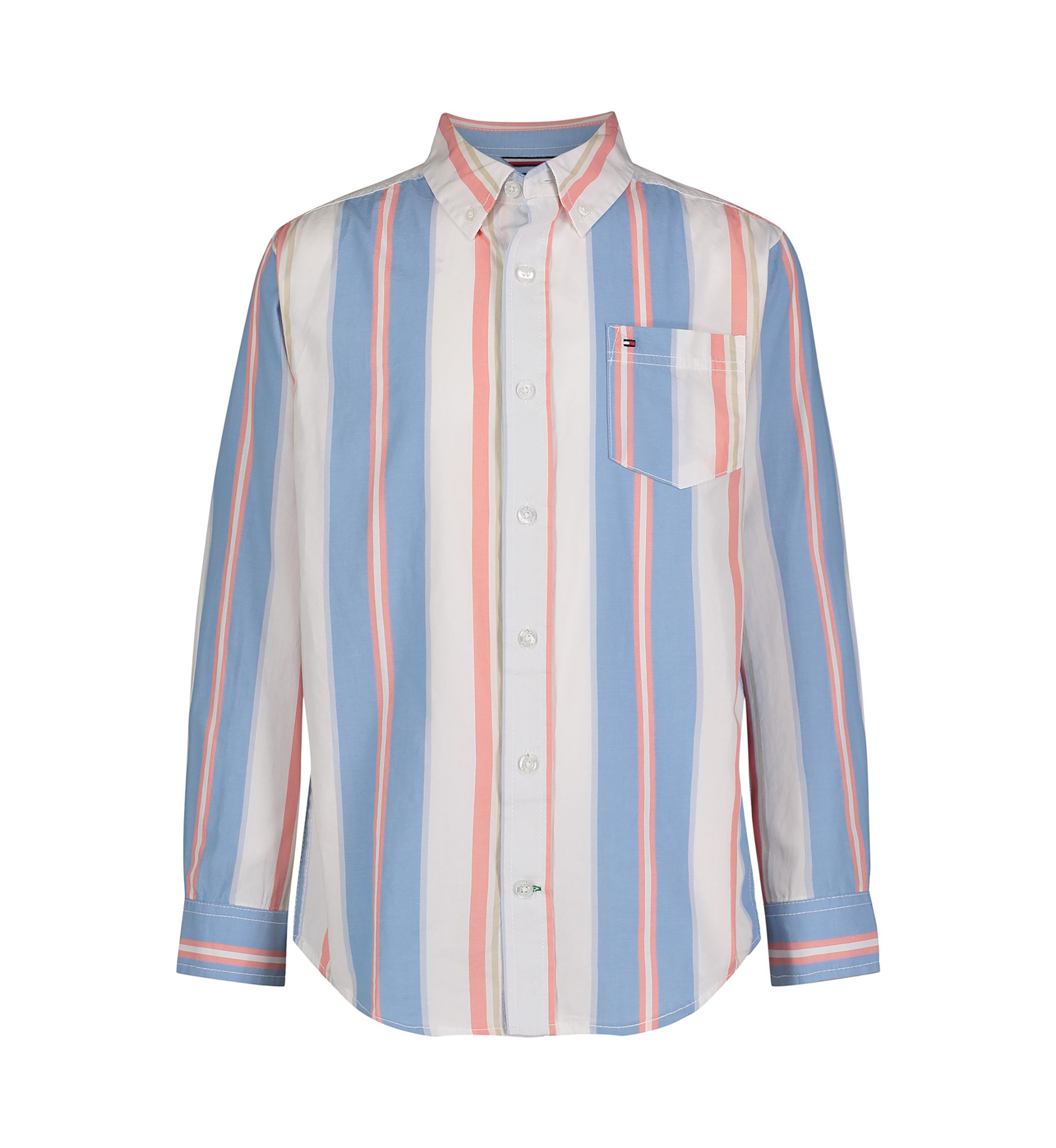 Boys 8-20 Bold Stripe Button Down Shirt