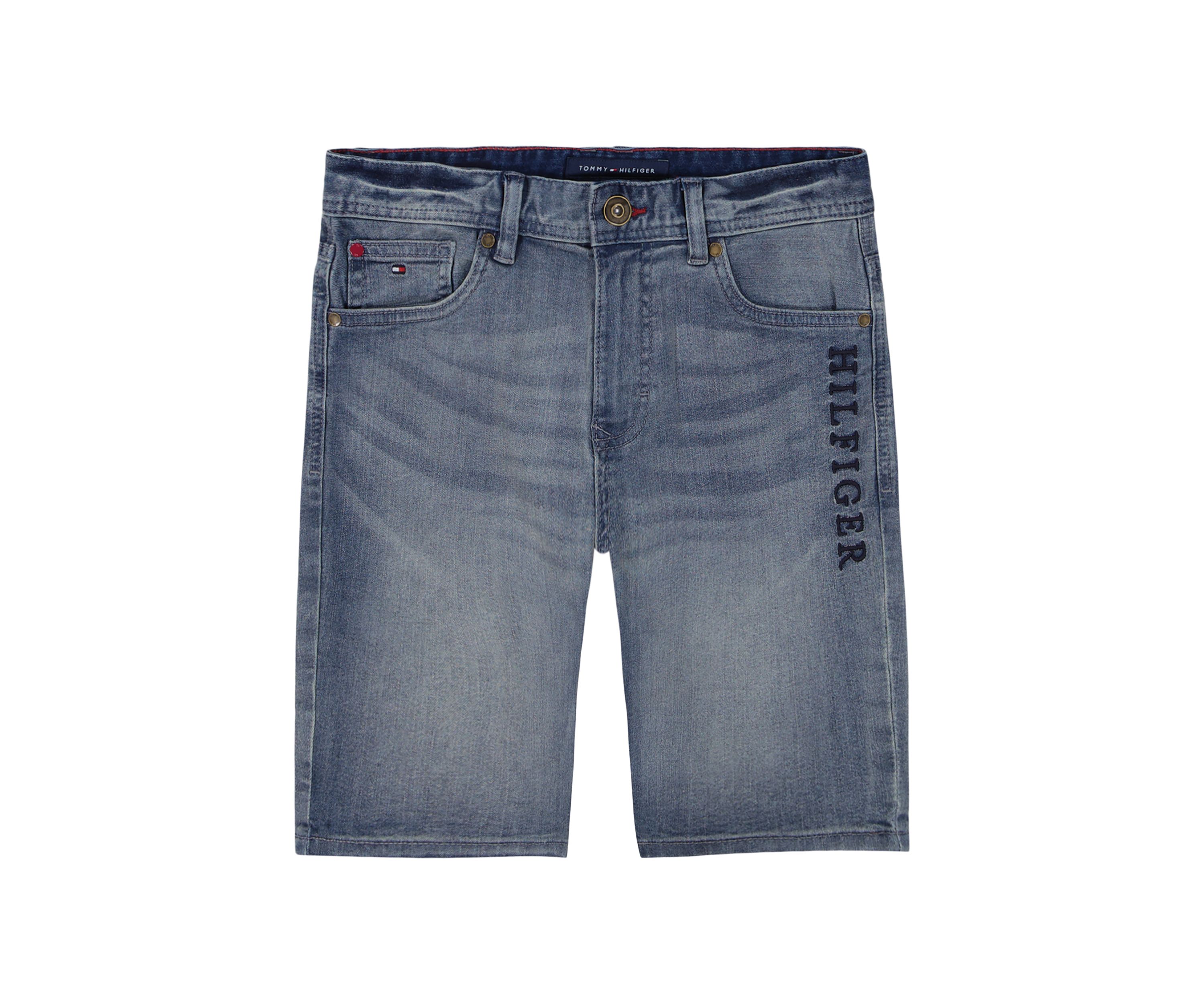 Boys 8-20 Logo Denim Shorts