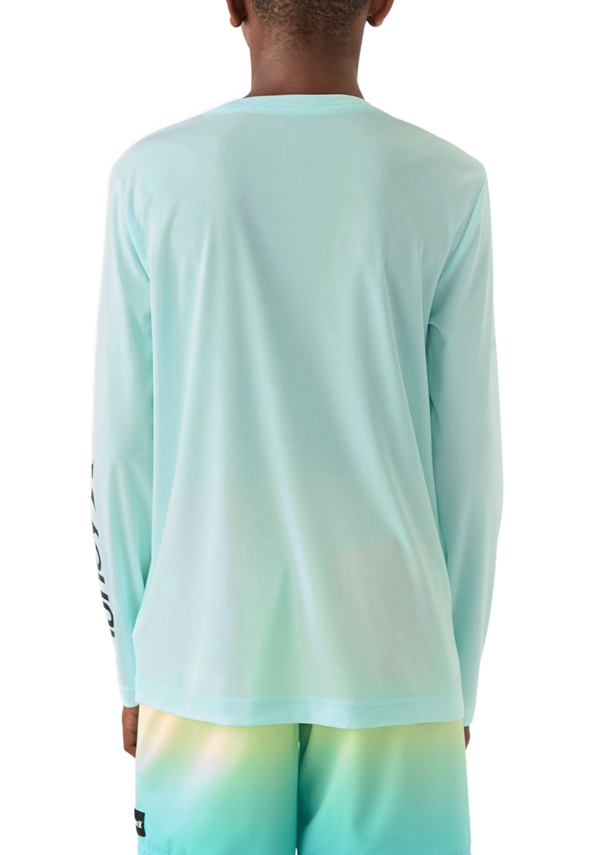 Boys 8-20 Heathered UPF Long Sleeve Swim T-Shirt