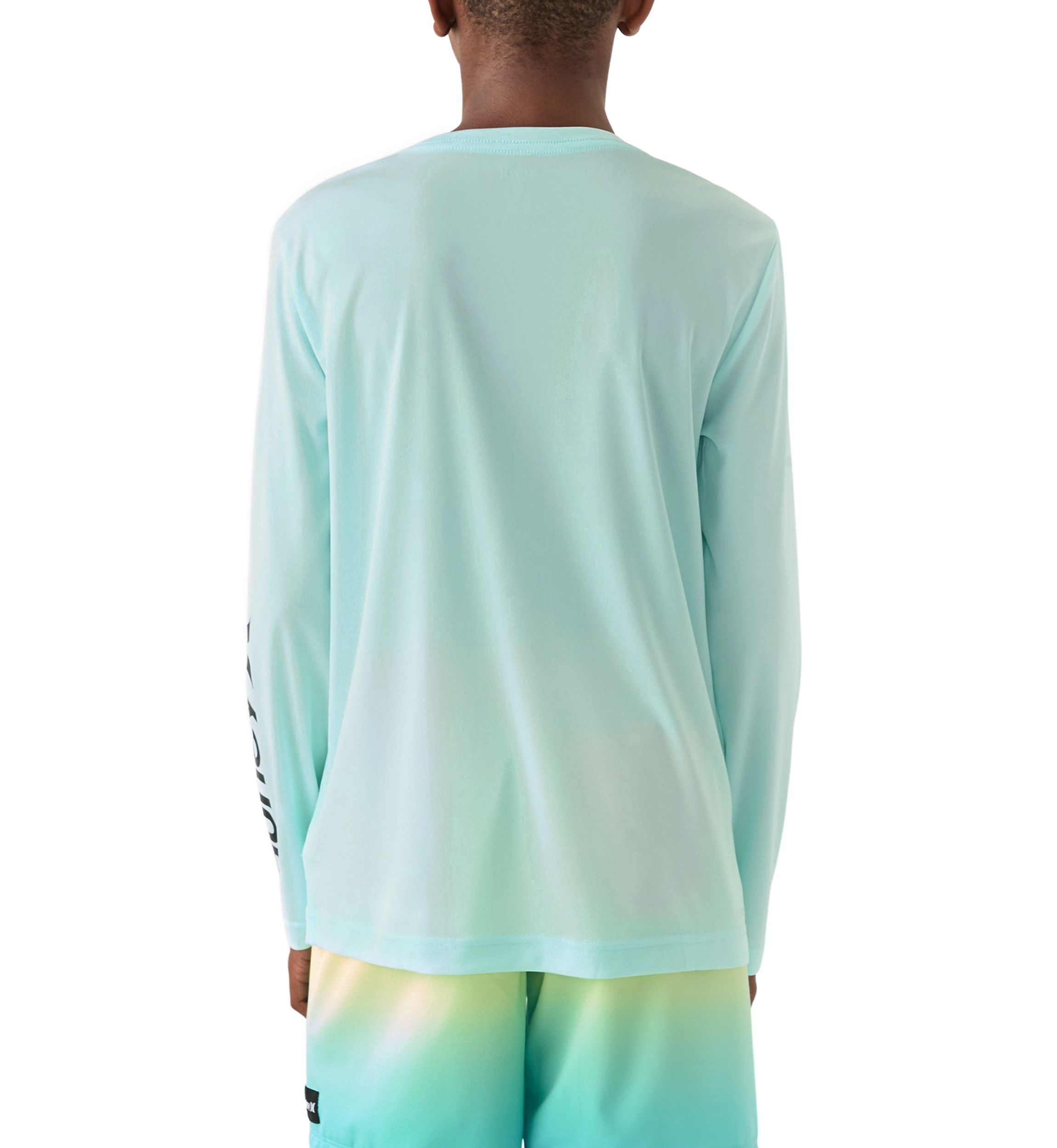 Boys 8-20 Heathered UPF Long Sleeve Swim T-Shirt