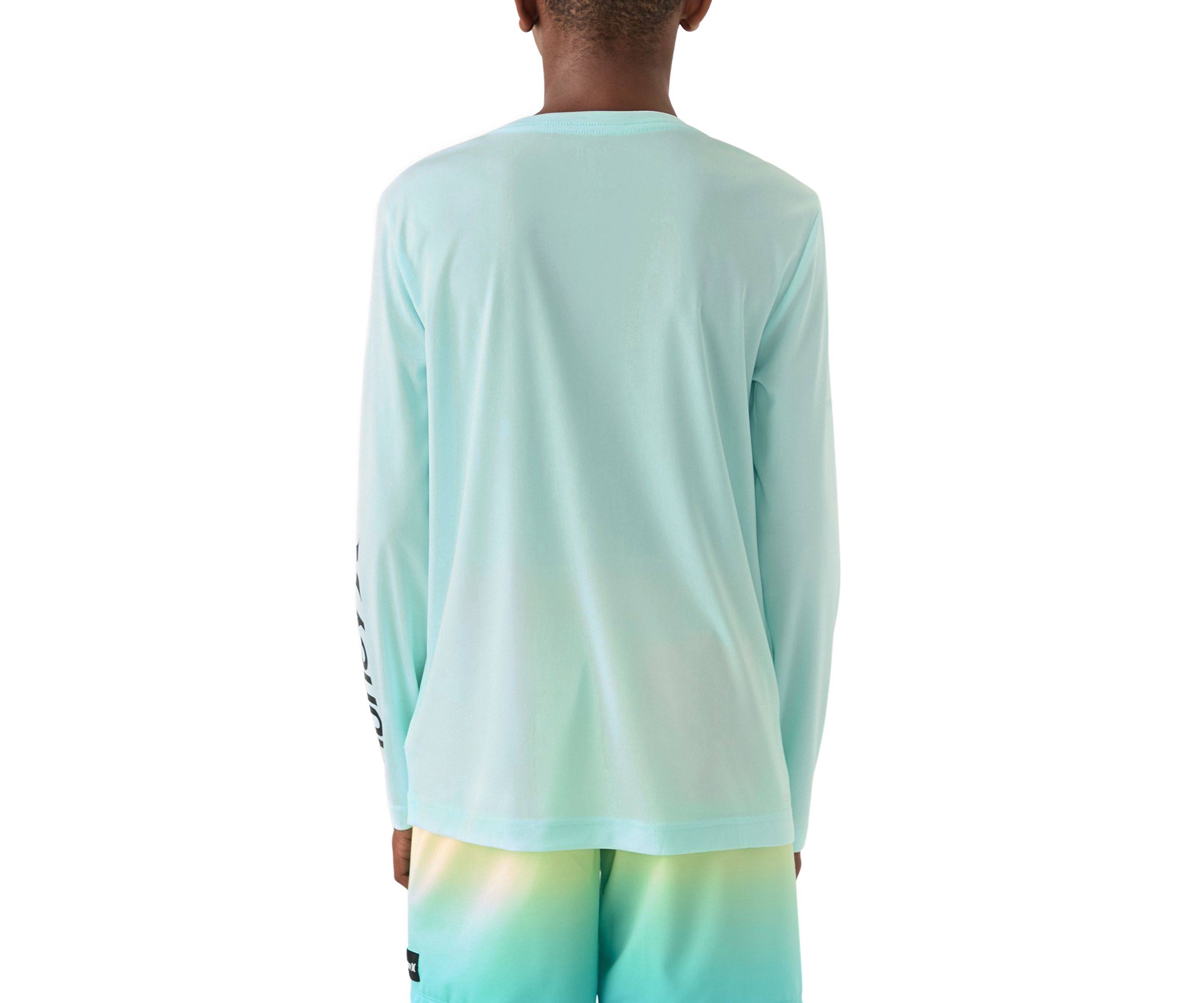 Boys 8-20 Heathered UPF Long Sleeve Swim T-Shirt