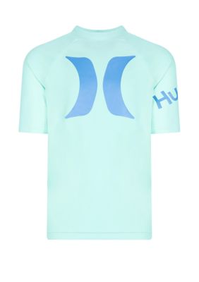 Hurley Jungen Rash Guard Shirt - UV-Schutz 50 & Feuchtigkeitsableitung
