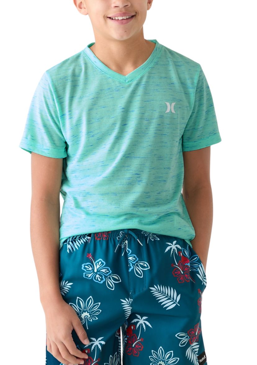 Boys 8-20 V-Neck Cloud Slub Knit T-Shirt