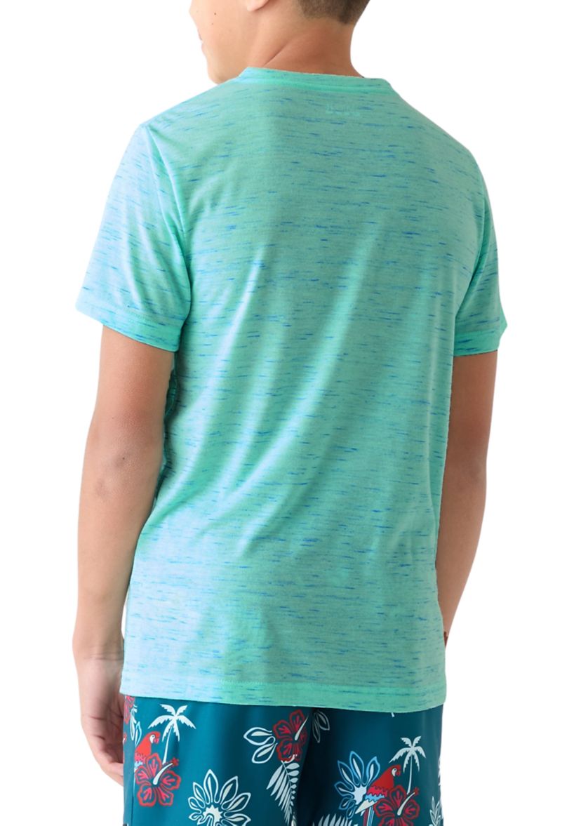 Boys 8-20 V-Neck Cloud Slub Knit T-Shirt