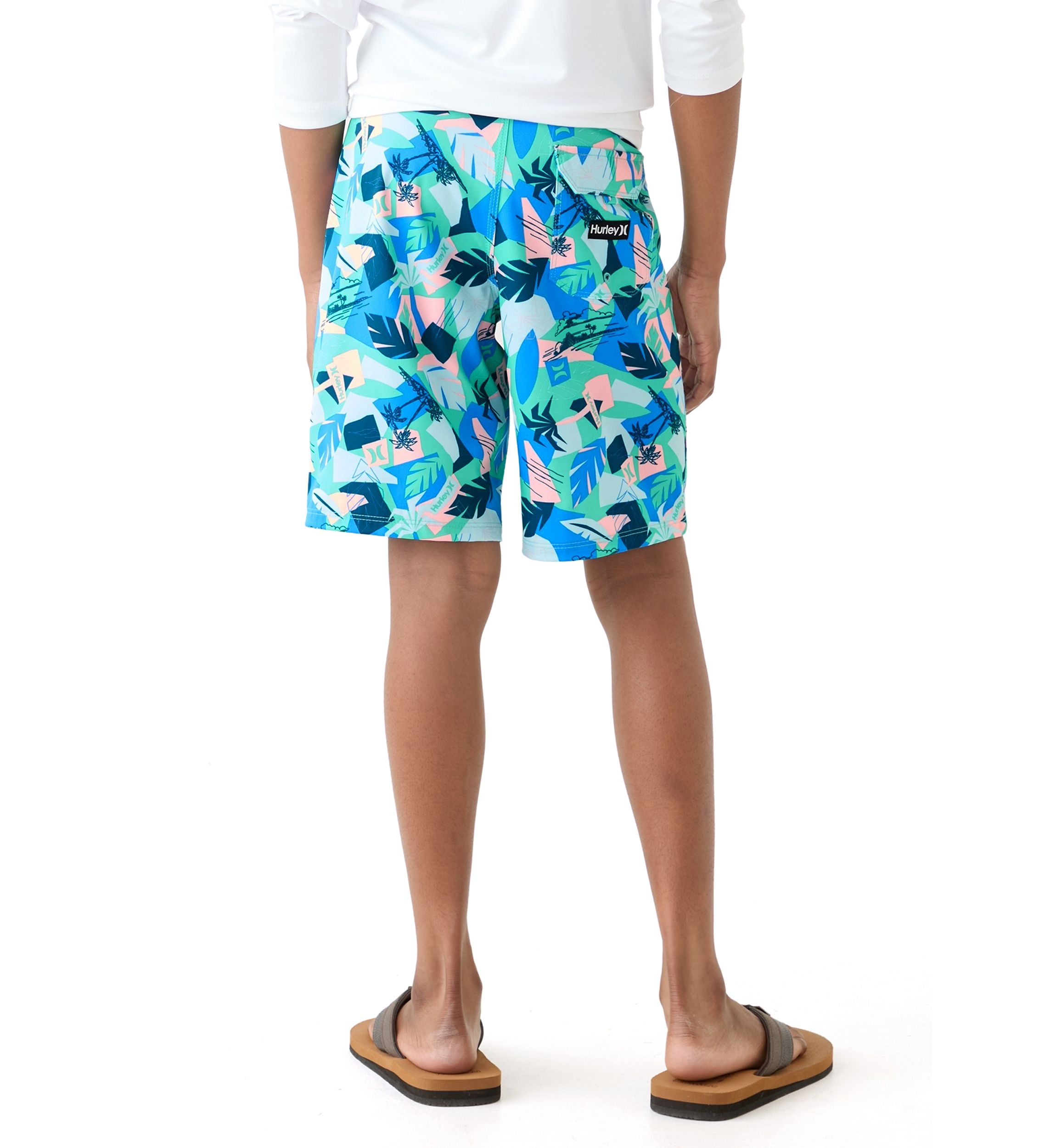 Boys 8-20 Retro Resort Swim Board Shorts 