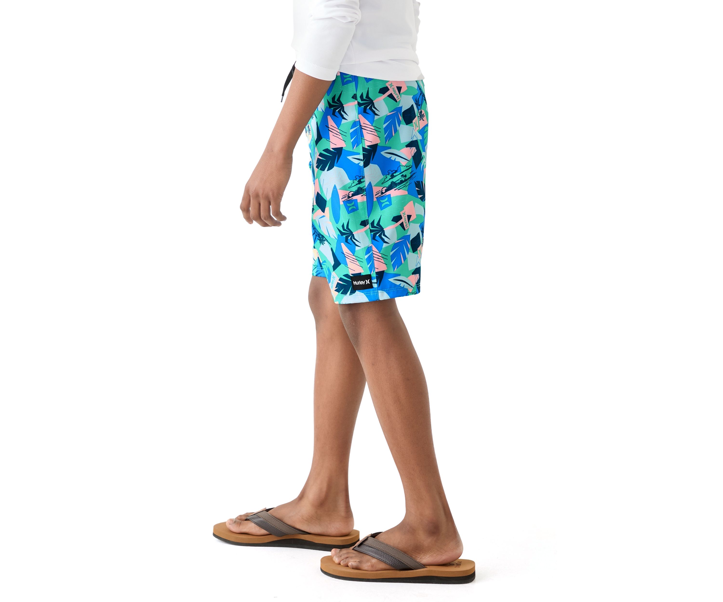 Boys 8-20 Retro Resort Swim Board Shorts 