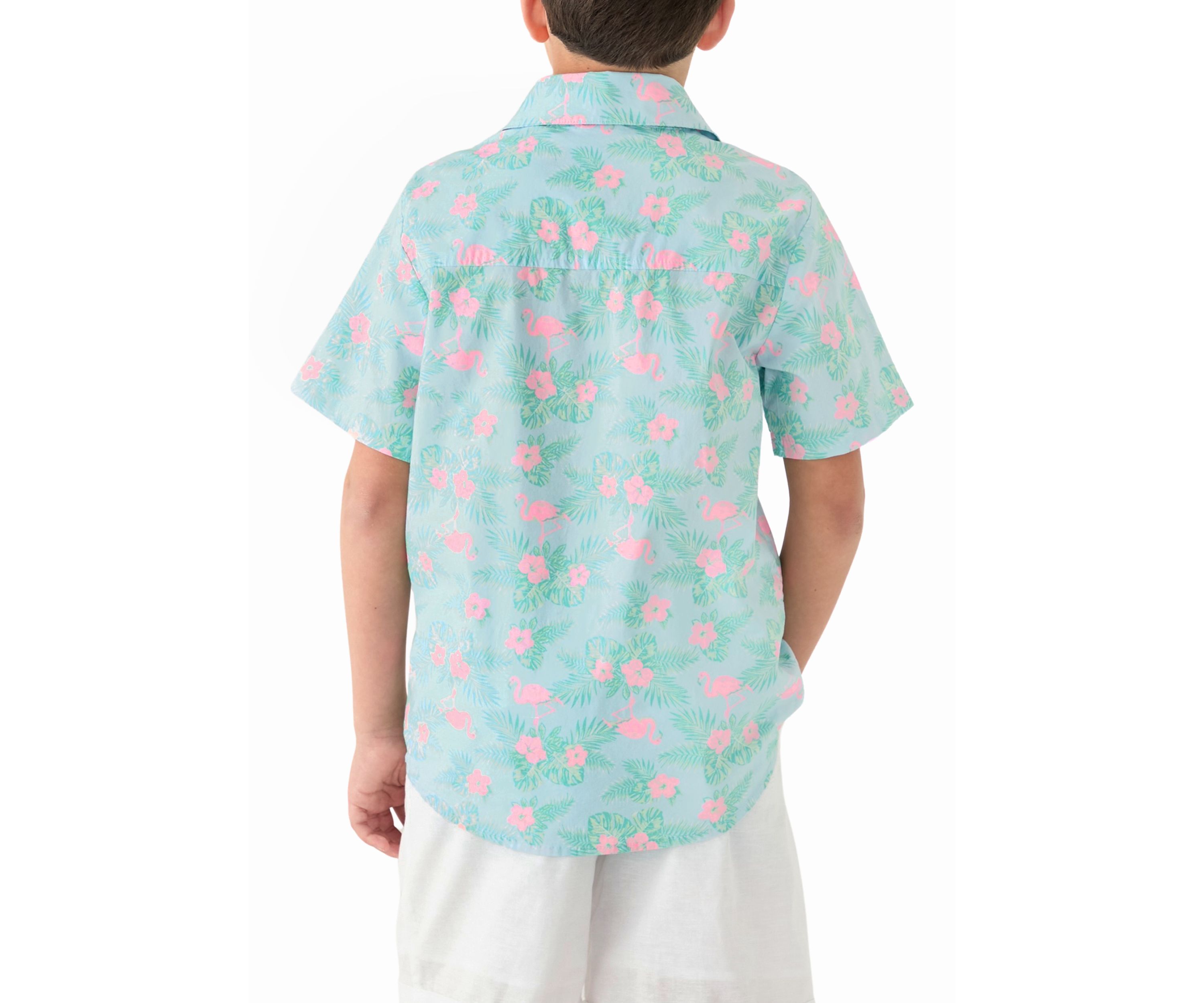 Boys 8-20 Printed Woven Shirt