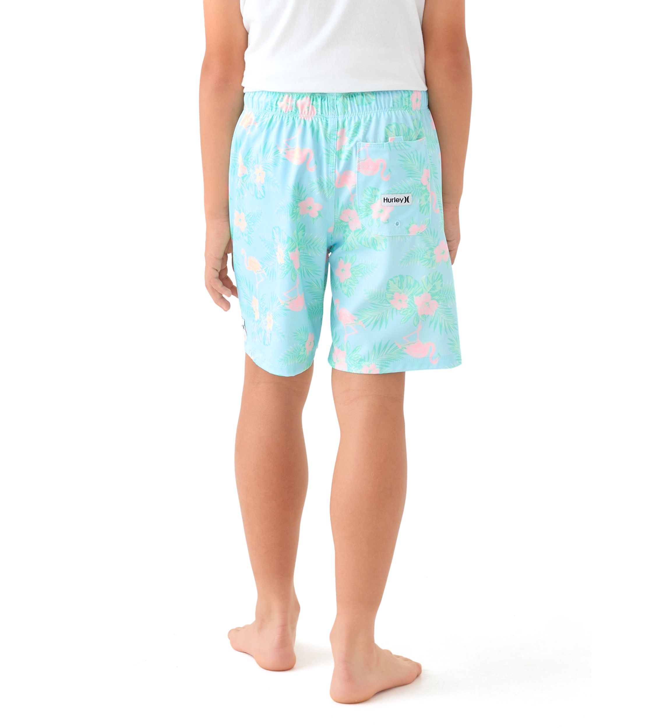Boys 8-20 Tropical Printed Swim Trunks