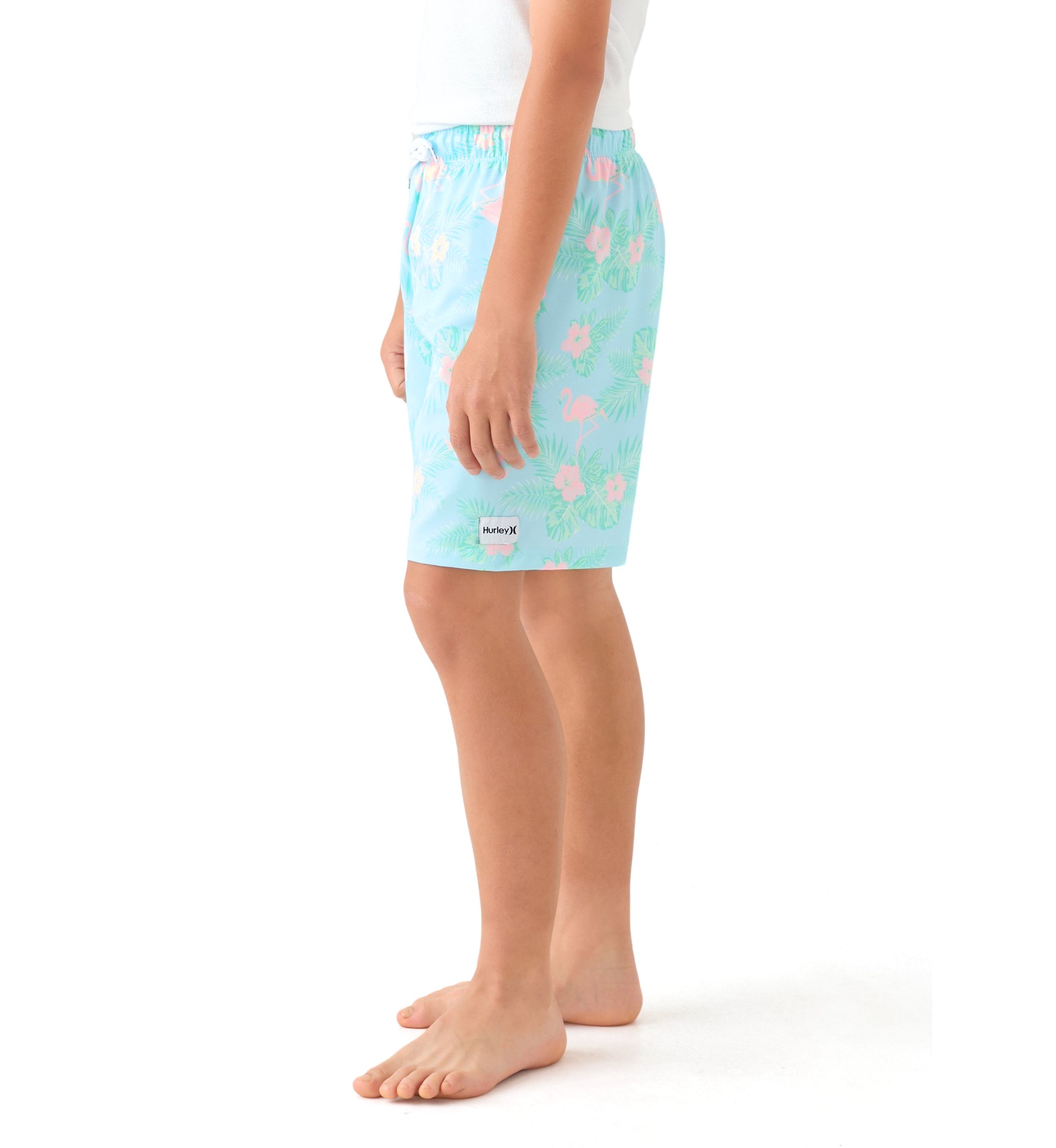 Boys 8-20 Tropical Printed Swim Trunks