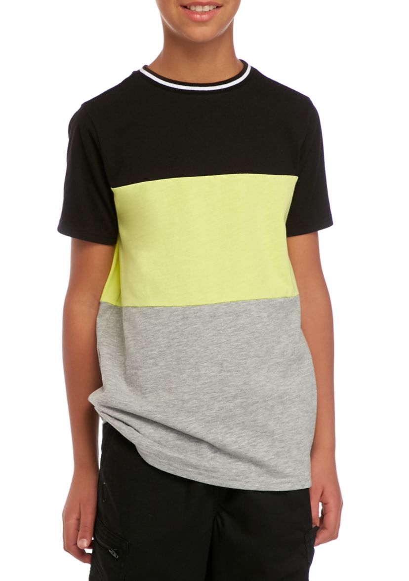 Boys 8-20 Color Block T-Shirt