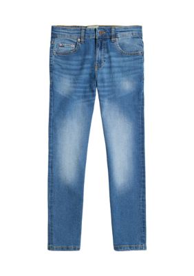 x Ray Boy’s Distressed Slim Jeans - Blue - Size 8