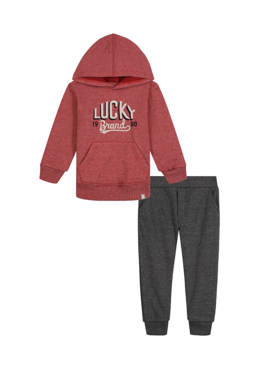 Boys 4-7 Fleece Hoodie and Joggers Set