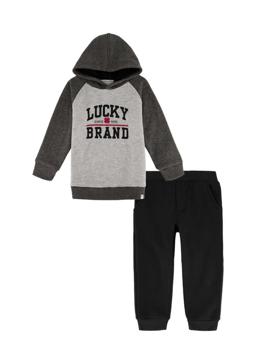 Boys 4-7 Fleece Hoodie Set