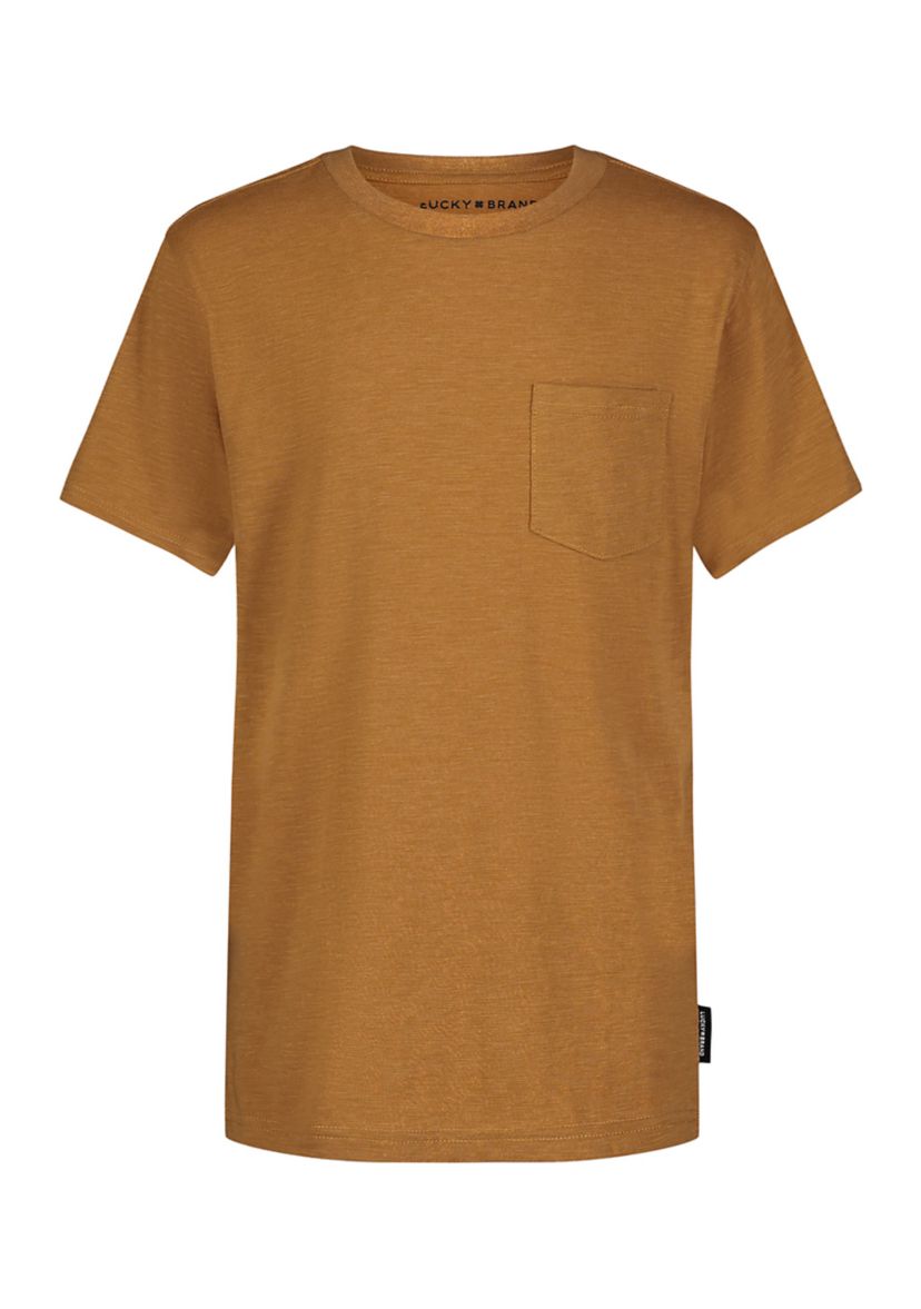 Boys 8-20 Slub Pocket Short Sleeve T-Shirt